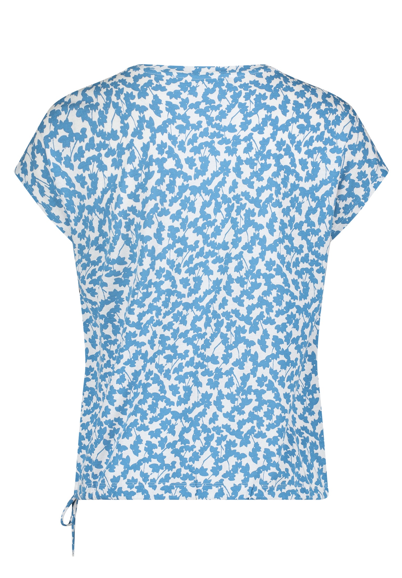 Betty&Co Kurzarmshirt »Betty & Co Damen Casual-Shirt mit Tunnelzug«, (1 tlg.), Druck