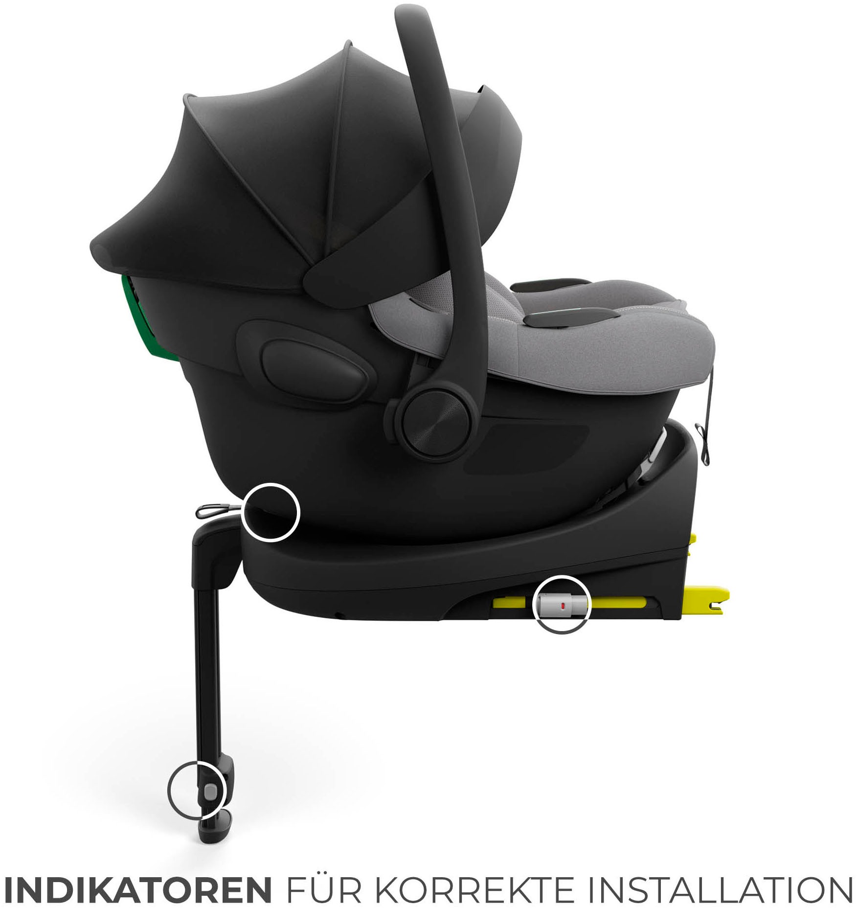 Kinderkraft Babyschale »I-LITE mit ENDURA SAFE FX Basis«