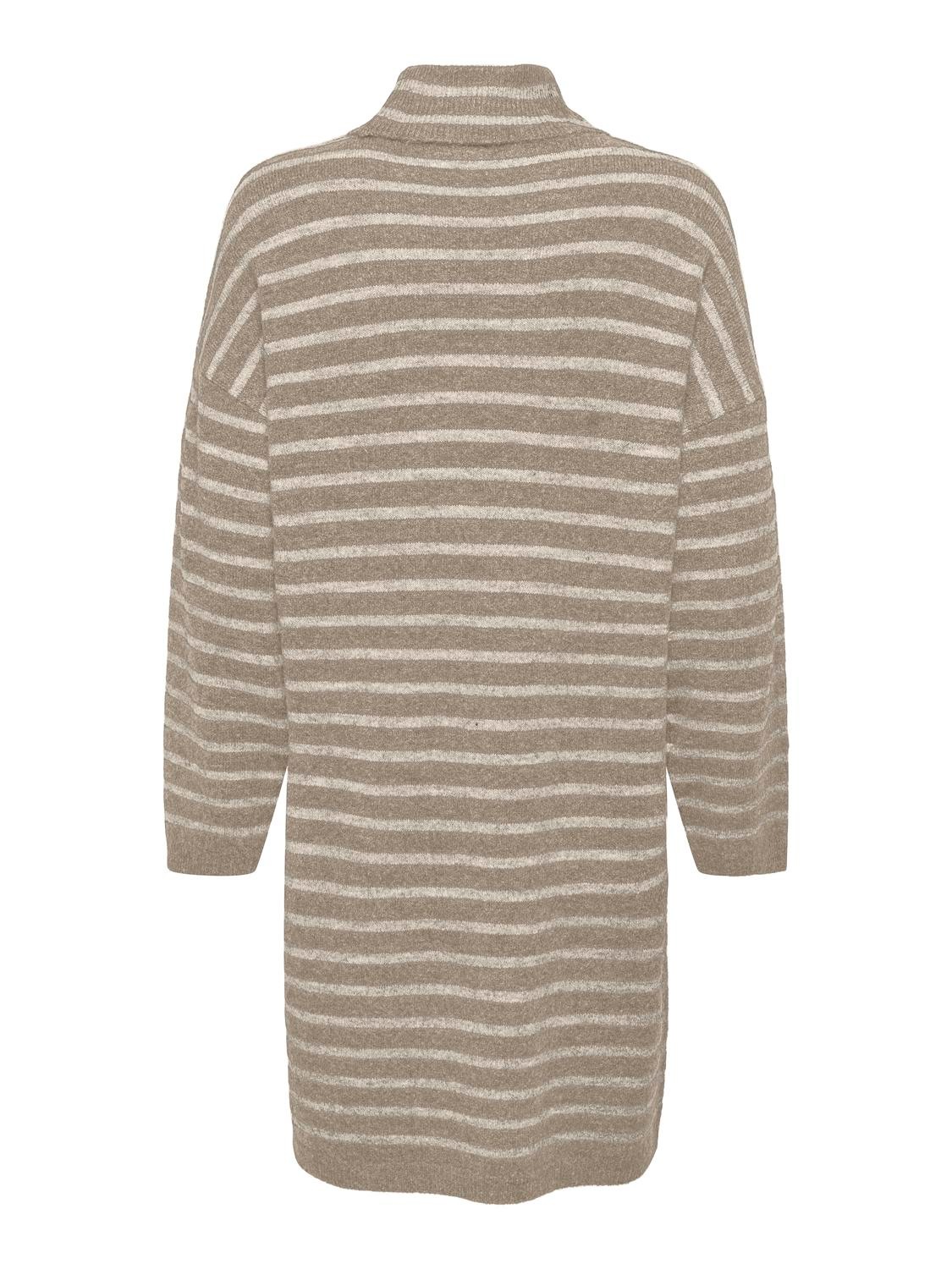Thumbnail - ONLY Strickkleid "ONLTALIO LS STRIPE ROLLNECK DRESS BF KNT"