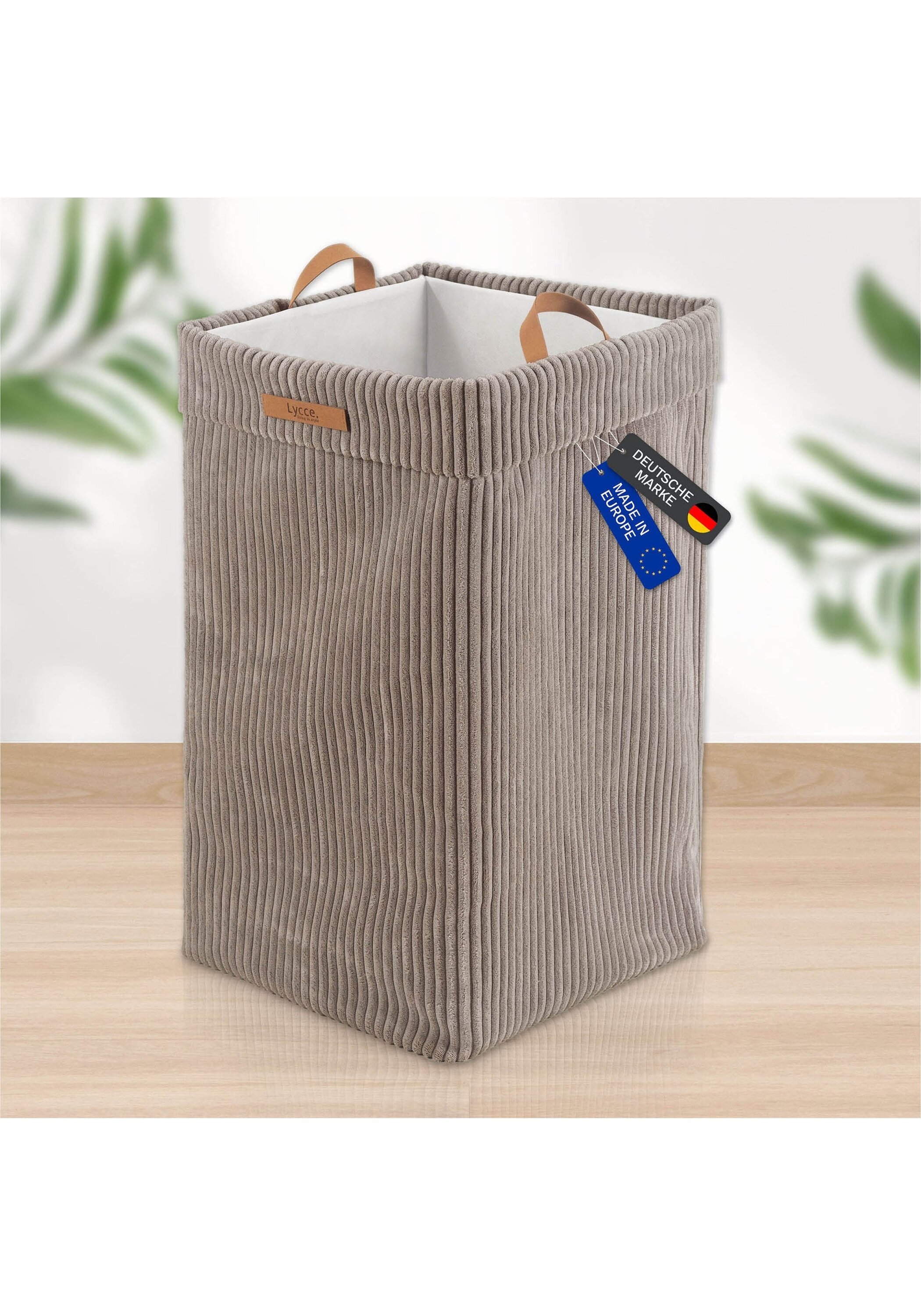 Lycce Wäschekorb »Wäschekorb Wäschekorb Cord 1er Pack«