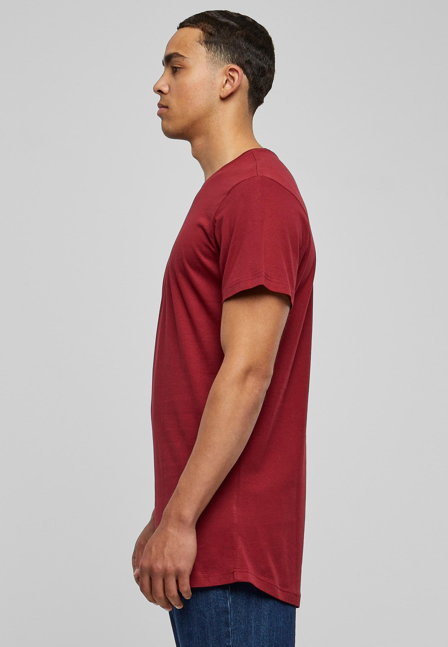 URBAN CLASSICS Kurzarmshirt »Urban Classics Herren Shaped Long Tee«, (1 tlg.)