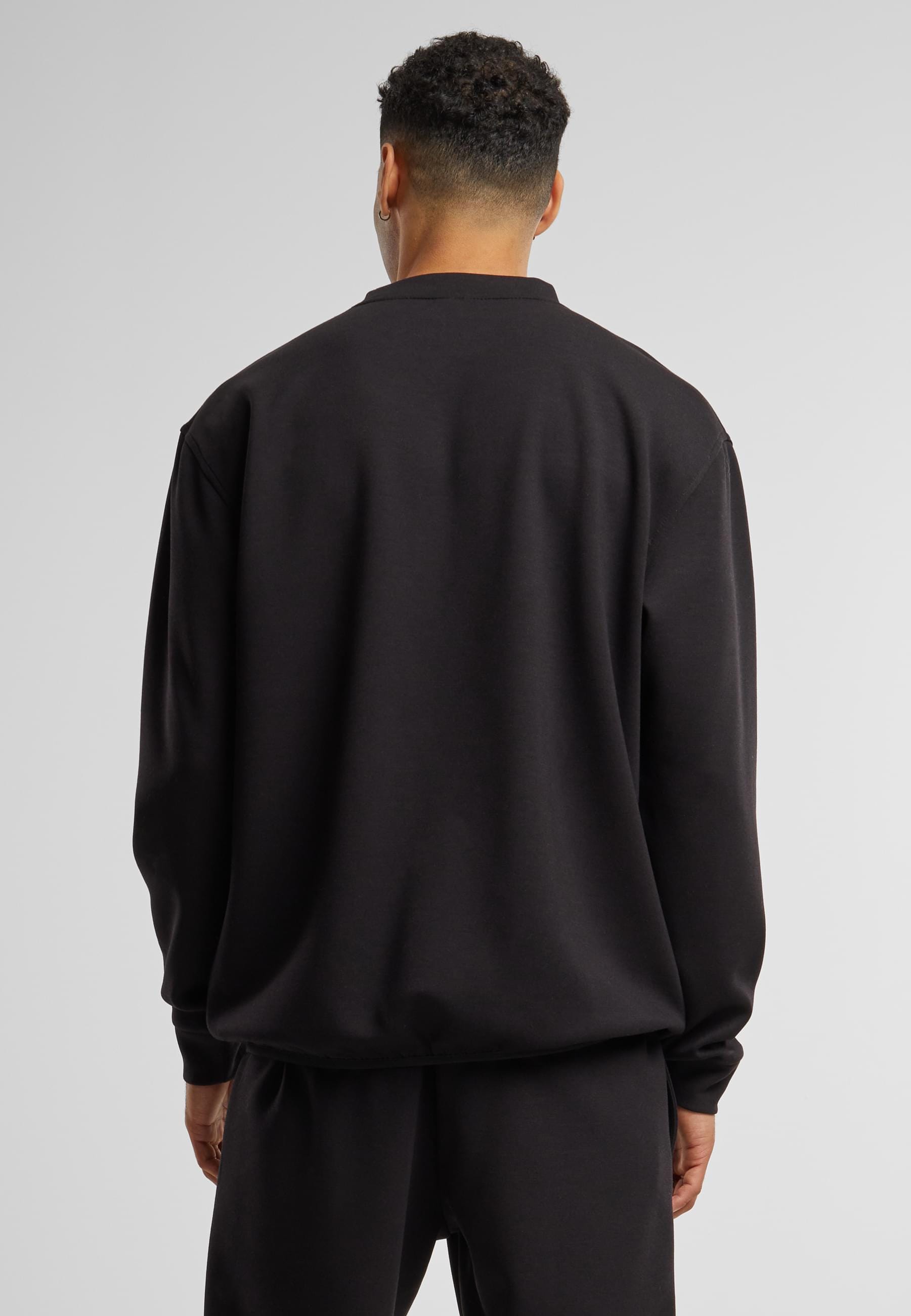 URBAN CLASSICS Rundhalspullover »Urban Classics Scuba Zip Pocket Crew«, (1 tlg.)