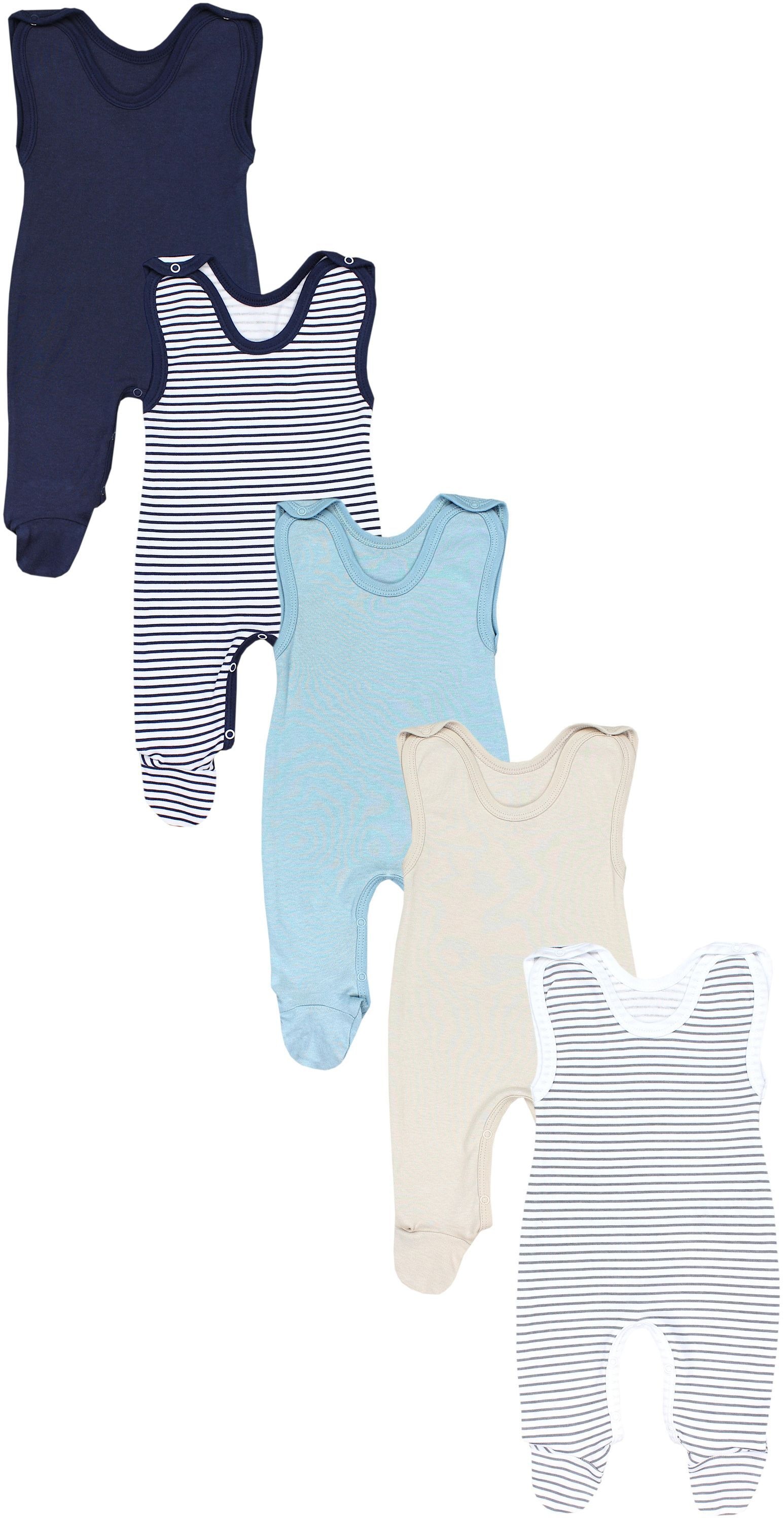 TupTam Strampler "Strampler Baby Strampler mit Aufdruck Spruch 5er Pack"