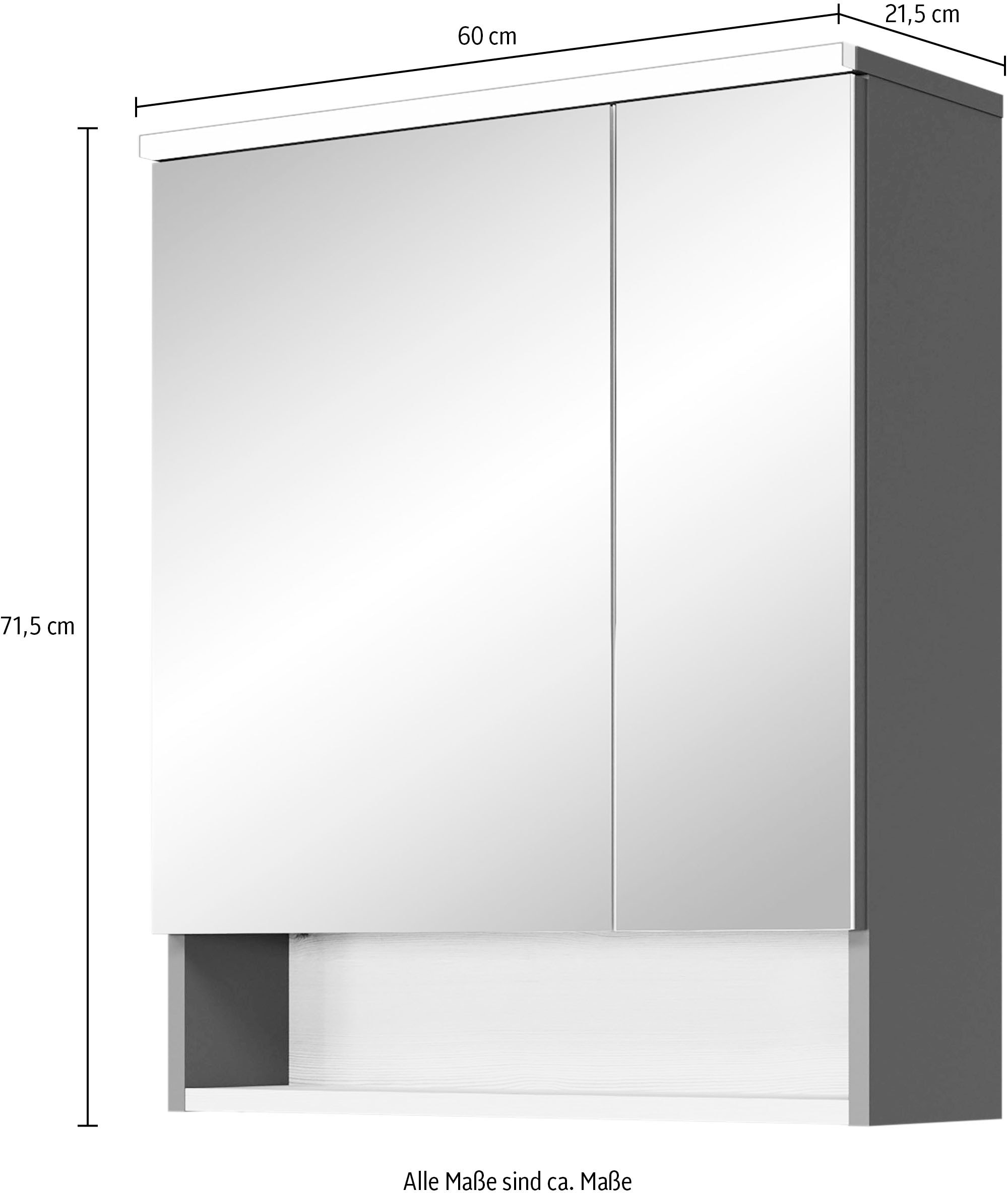 Saphir Spiegelschrank »Quickset 394«