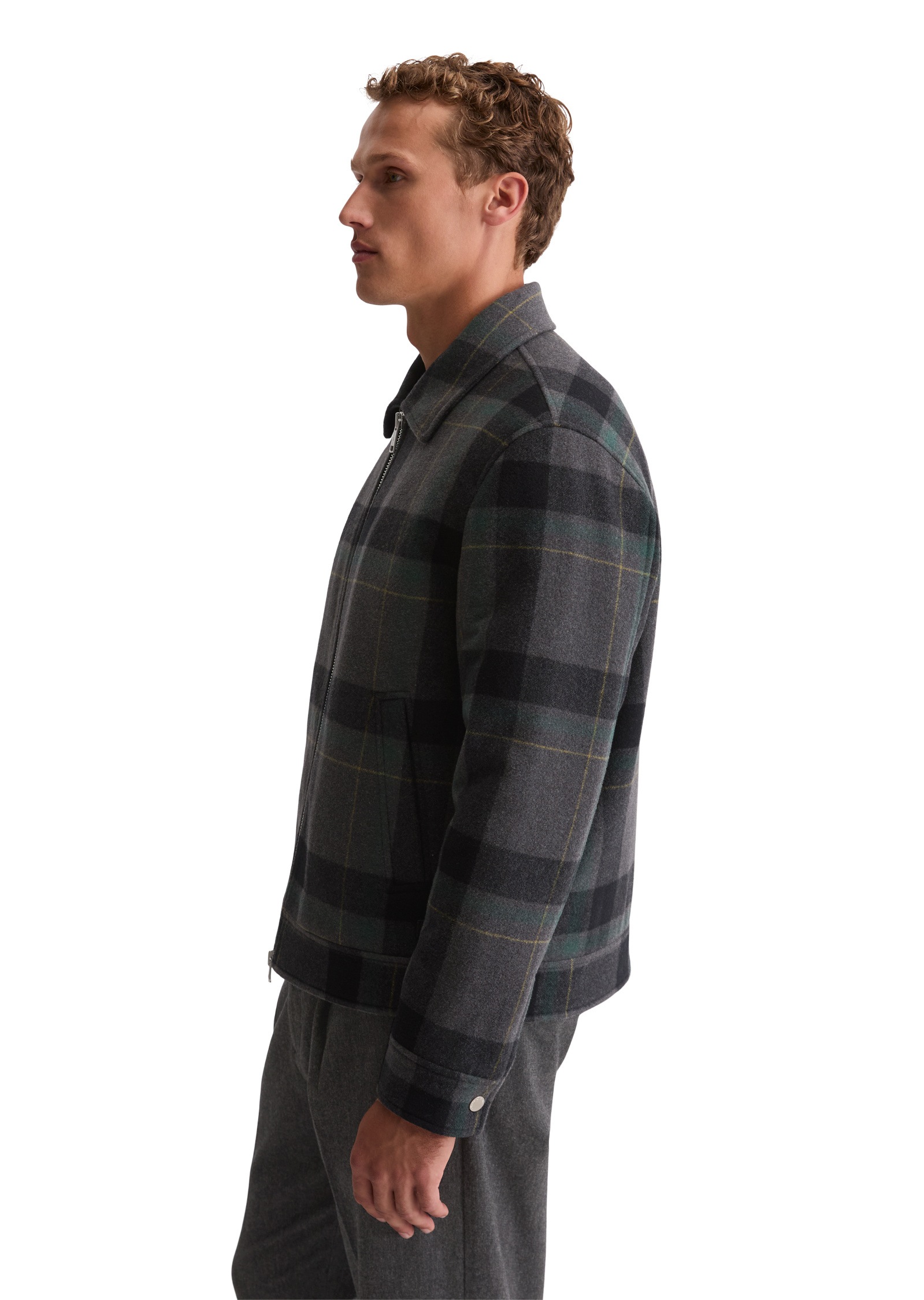 Marc O'Polo Outdoorjacke »mit leichter Wattierung« ohne Kapuze