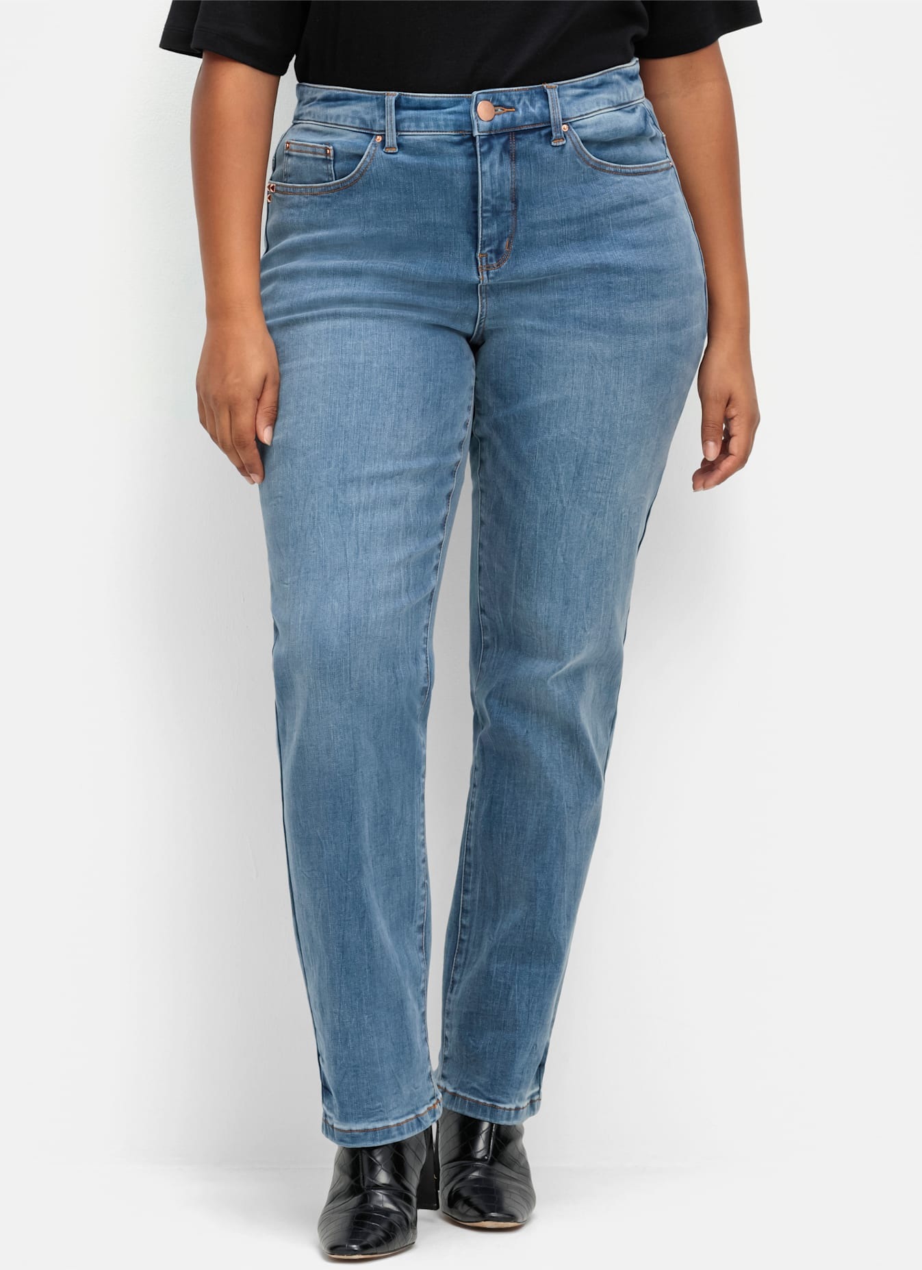 Sheego Bequeme Jeans 1 Stk. tlg. günstig online kaufen