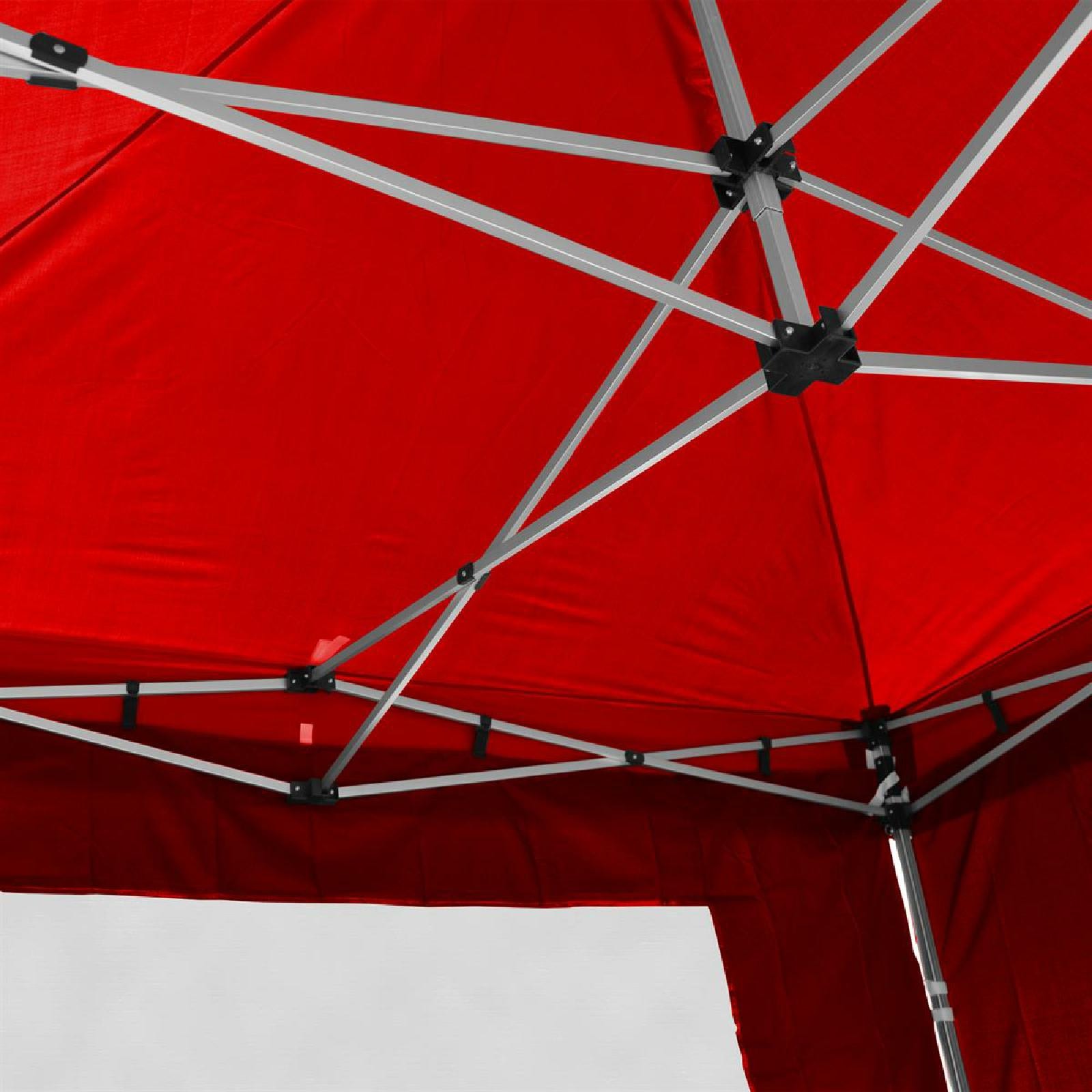 VCM Pavillon »Aluminium-Faltpavillon rot«