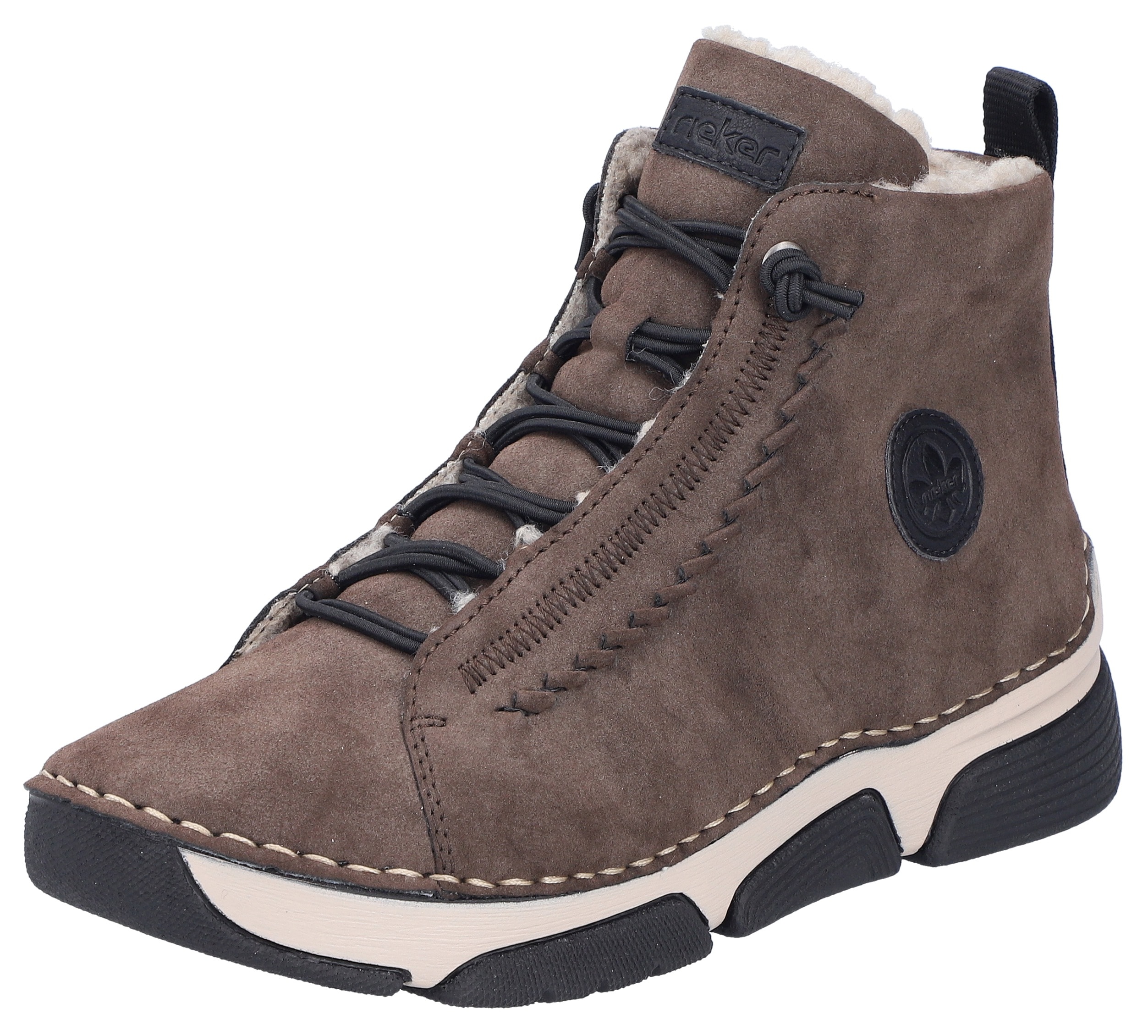 Rieker Winterstiefelette, Outdoorboots, Warmfutter, mit Innenreißverschluss