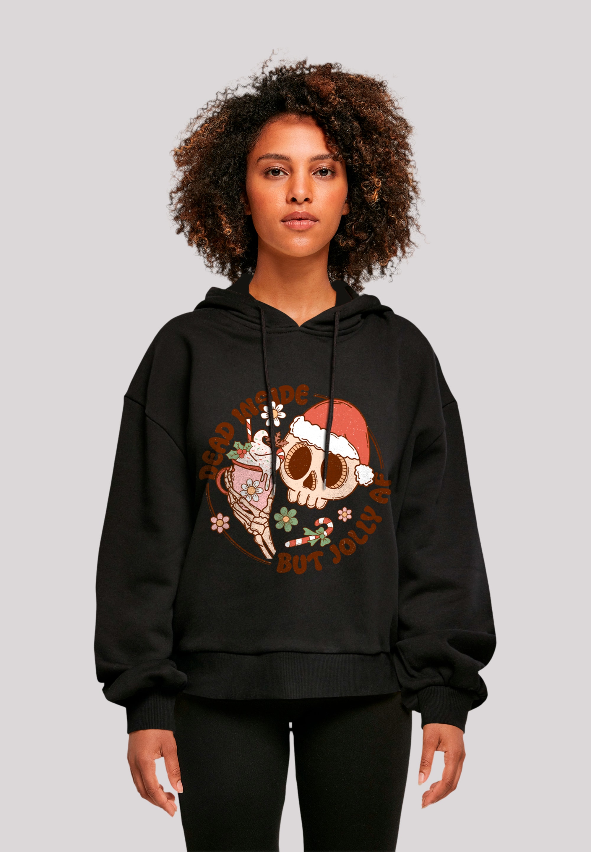 F4NT4STIC Kapuzenpullover "Dead inside but jolly AF Weihnachten", Premium Q günstig online kaufen