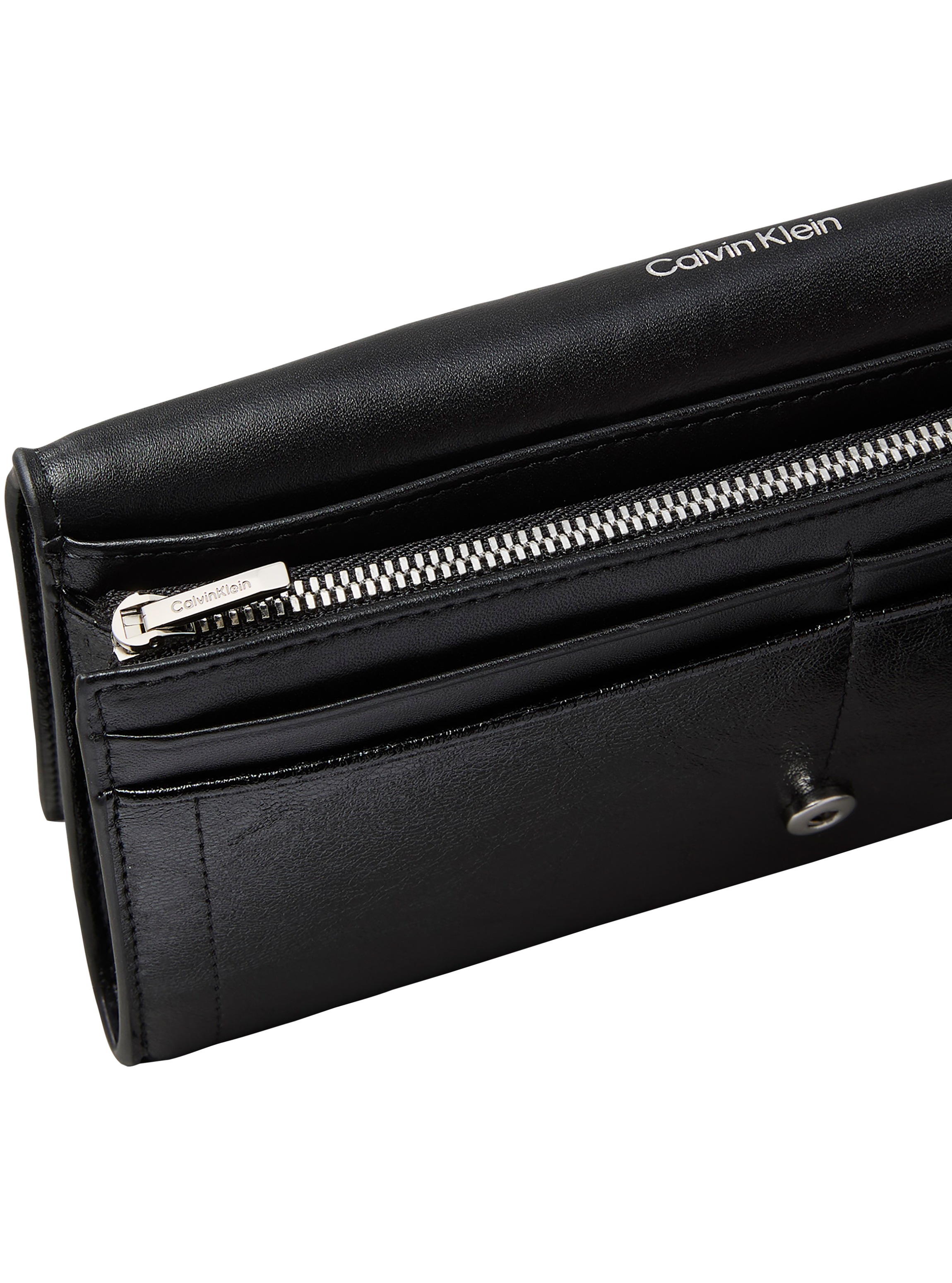 Calvin Klein Geldbörse »EMBLEM HW LONG BIFOLD« Geldbeutel, Portemonnaie, Money Pocket mit CK Schriftzug