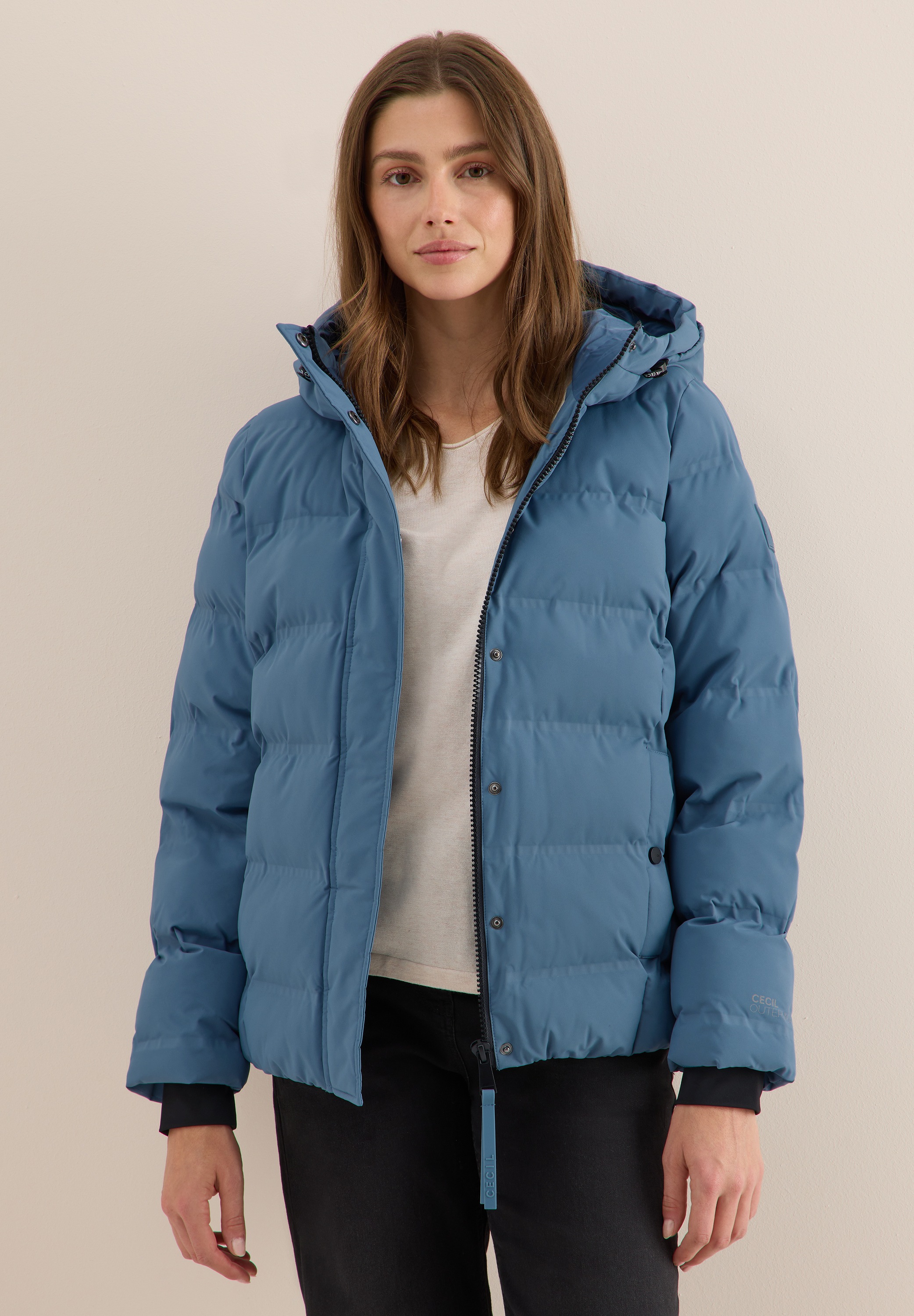 Cecil Steppjacke mit Kapuze mit moderner Steppung günstig online kaufen