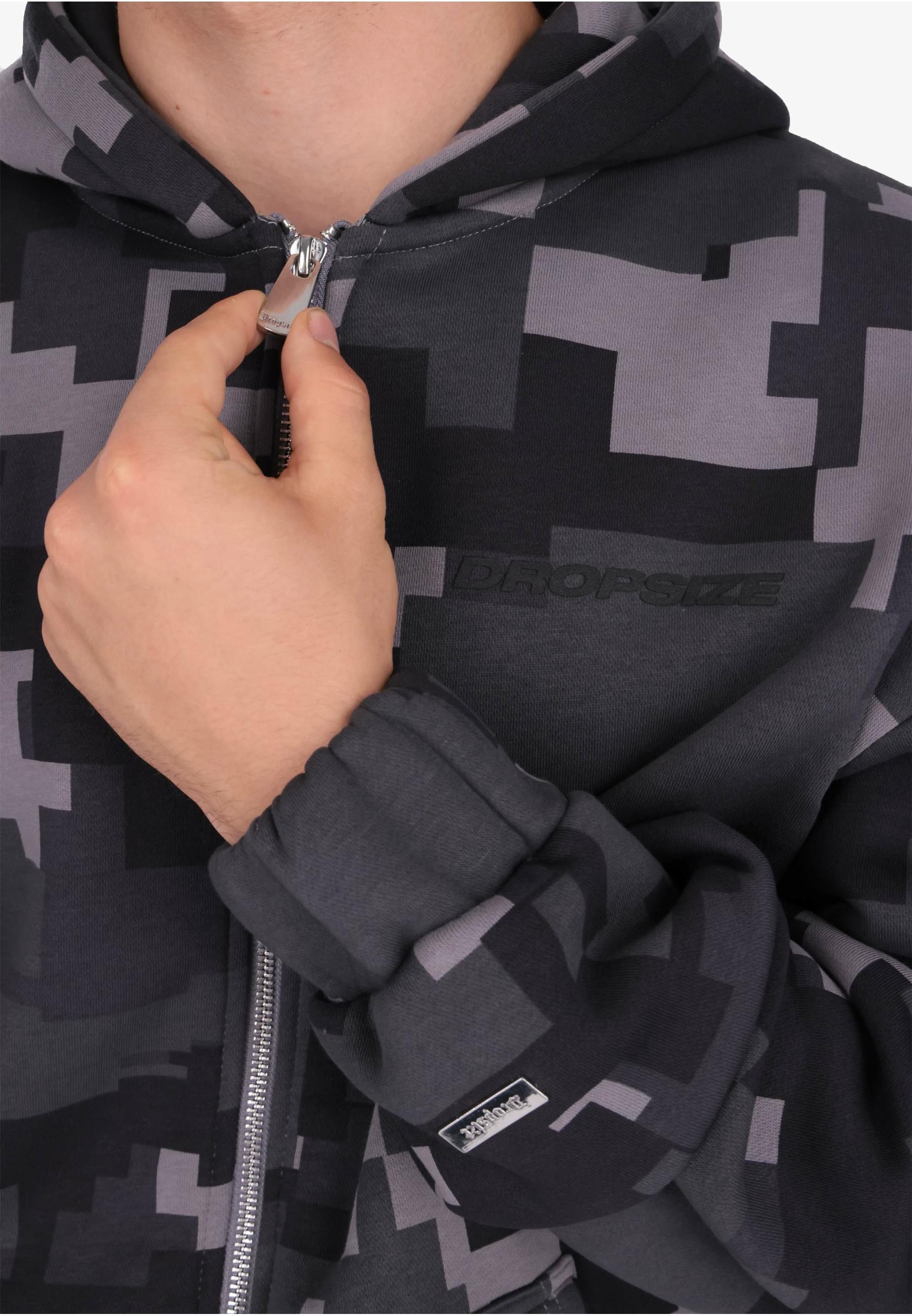 Dropsize Sweatjacke »Dropsize CAMO ZIPPER«
