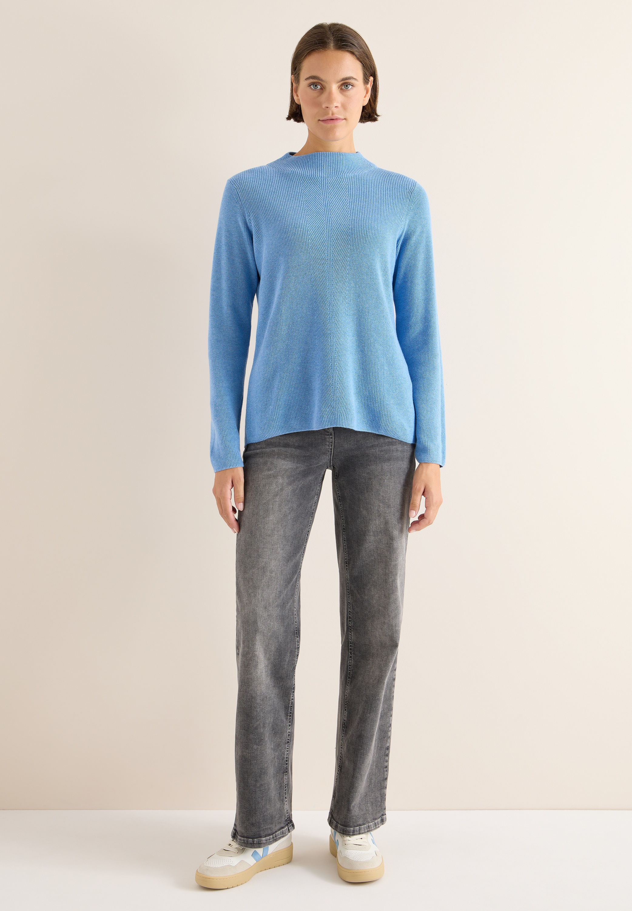 Cecil Strickpullover, aus reiner Baumwolle