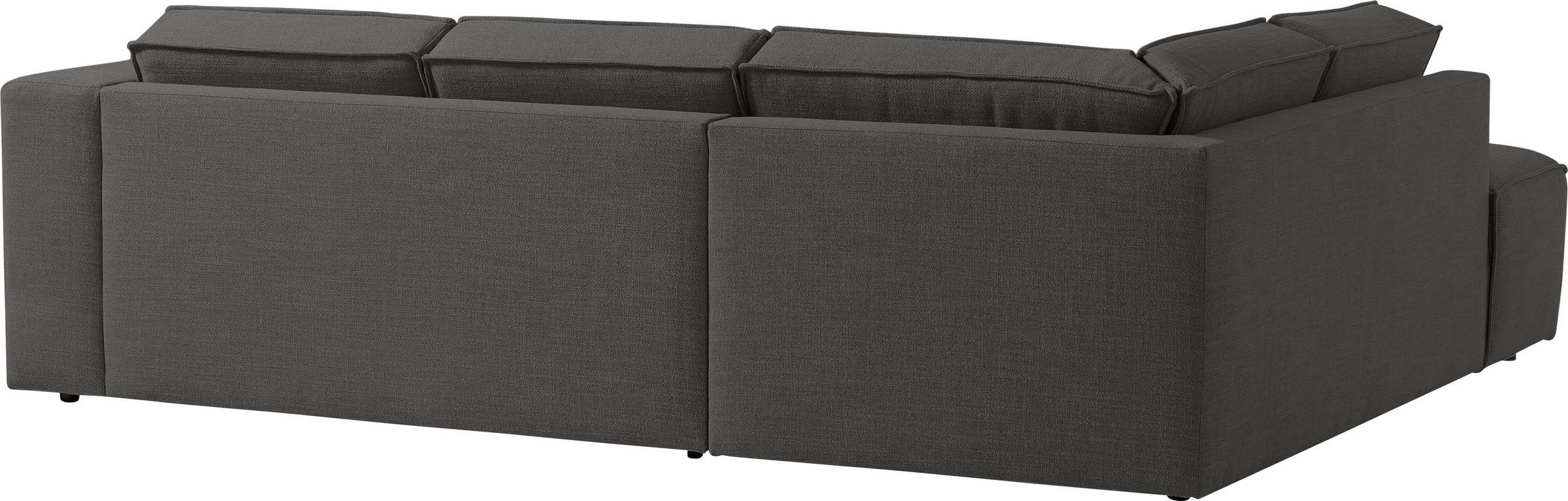 TRENDMANUFAKTUR Ecksofa »Dice, aktuelles Design, L-Form, mit komfortabler«, Sitztiefenverstellung und Kaltschaumpolsterung toller Sitzkomfort