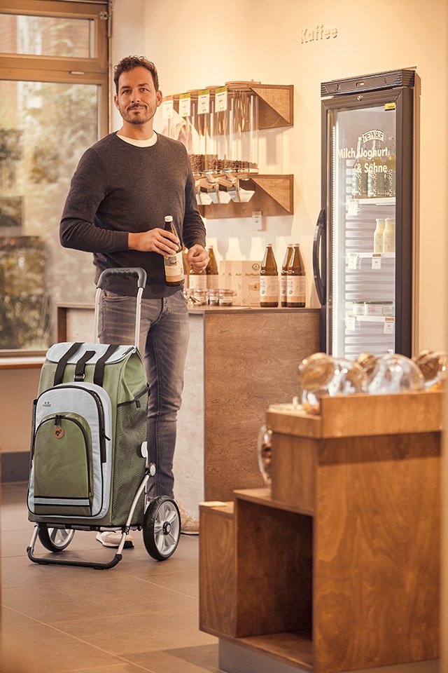 Andersen Einkaufstrolley »Royal Hydro 2.0«, mit HängFix zum Anhängen an den Einkaufswagen