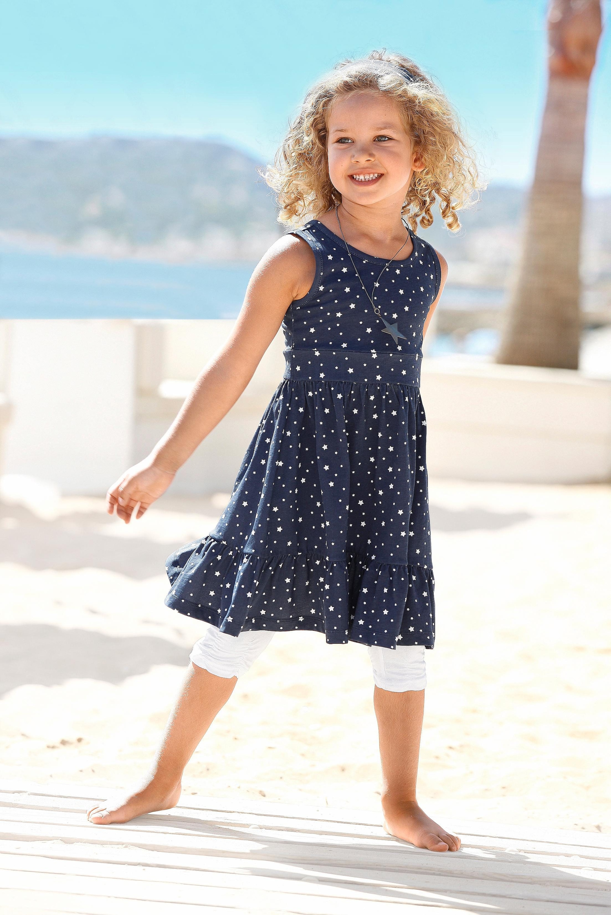 KIDSWORLD Jerseykleid »STERNE«, (Packung, 2 tlg.), mit Haarband online  bestellen | BAUR