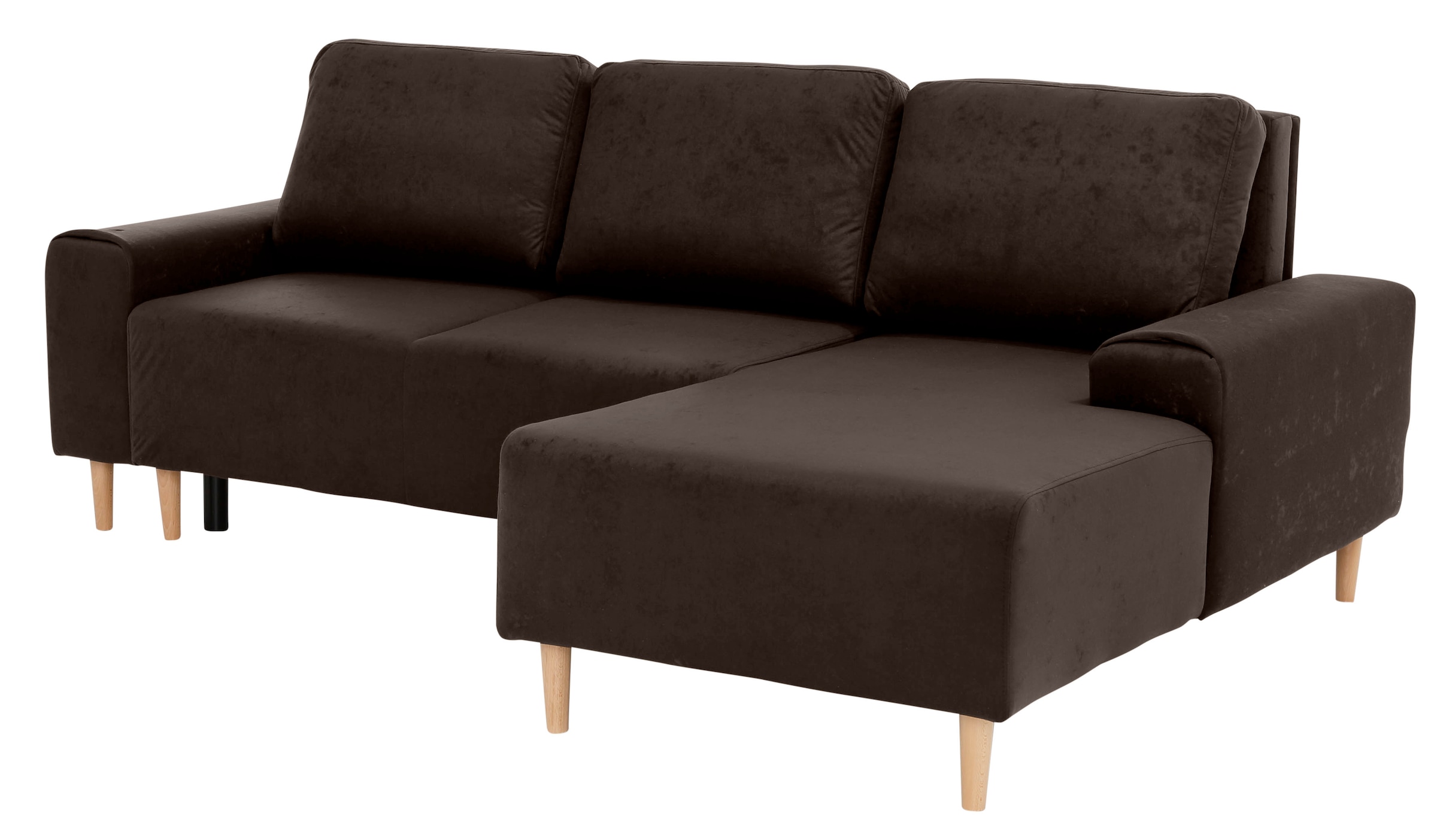 INOSIGN Ecksofa »Samu L-Form«, wahlweise mit Bettfunktion und Bettkasten