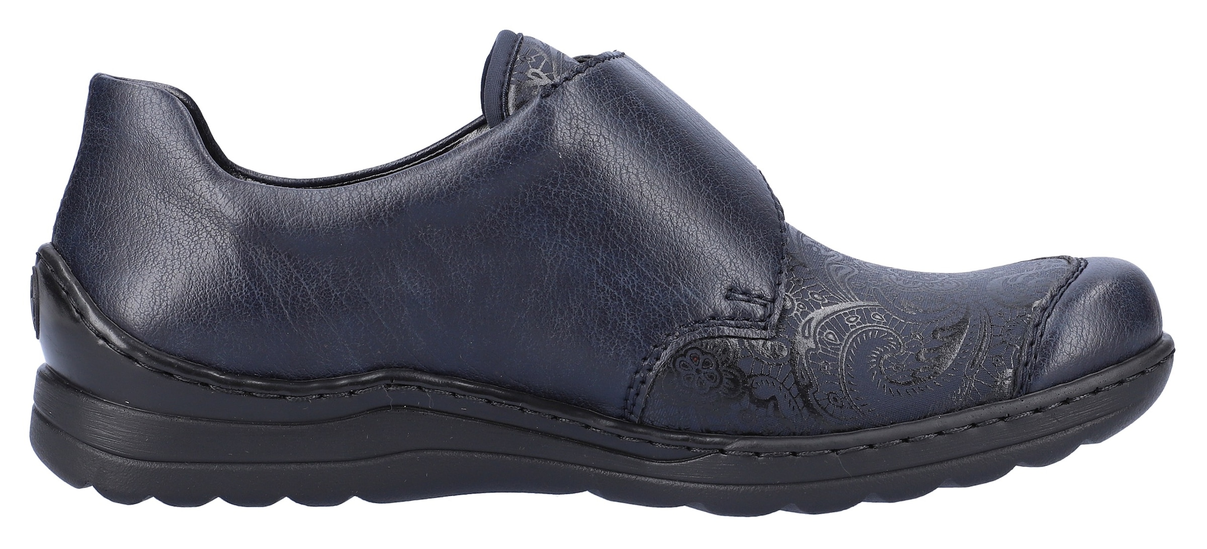 Rieker Klettschuh, mit dezentem Paisley-Muster