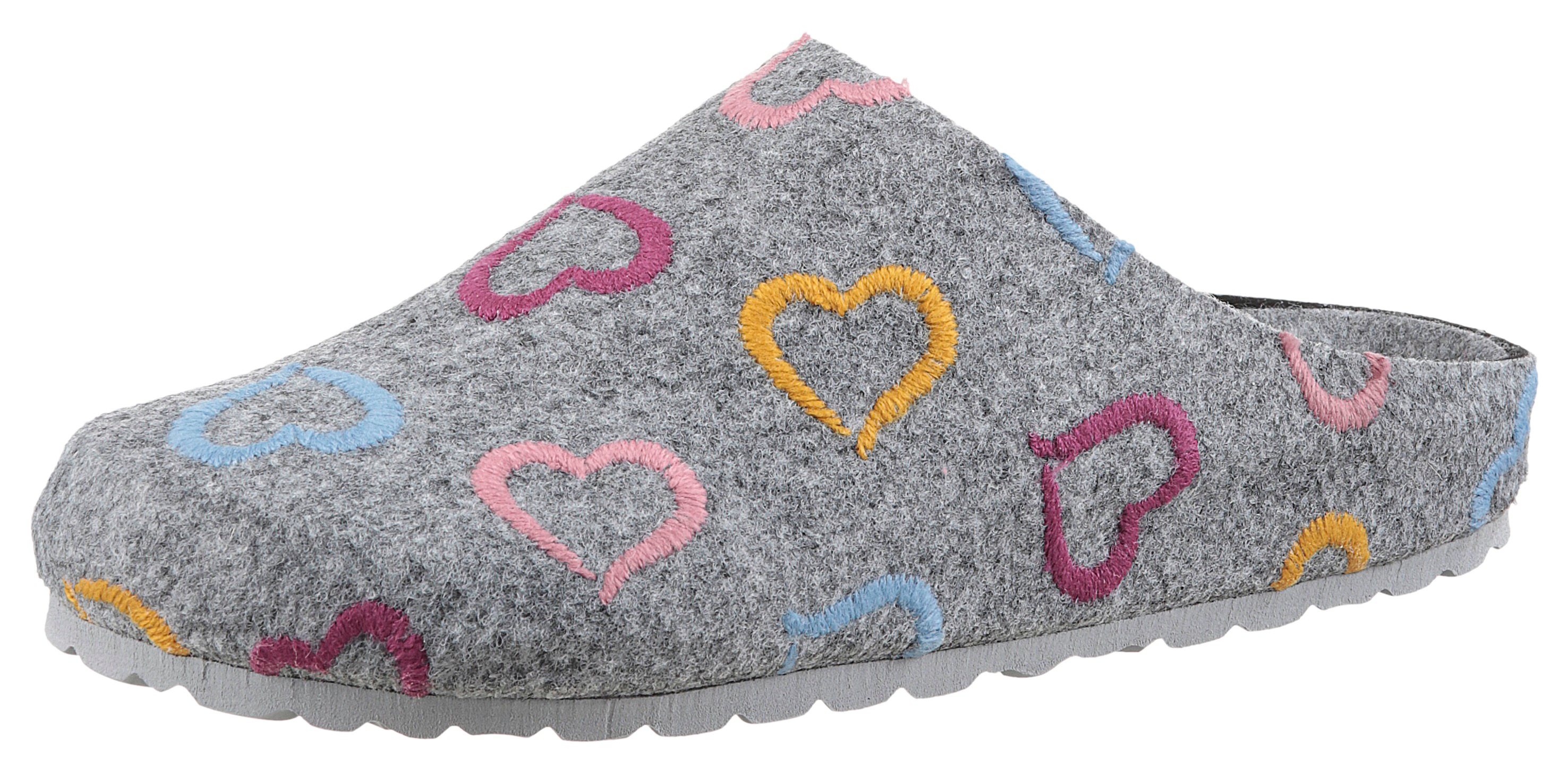 Thumbnail - Aniston SHOES Clog Homeslipper, Hausschuh in Bequemweite G (= weit)