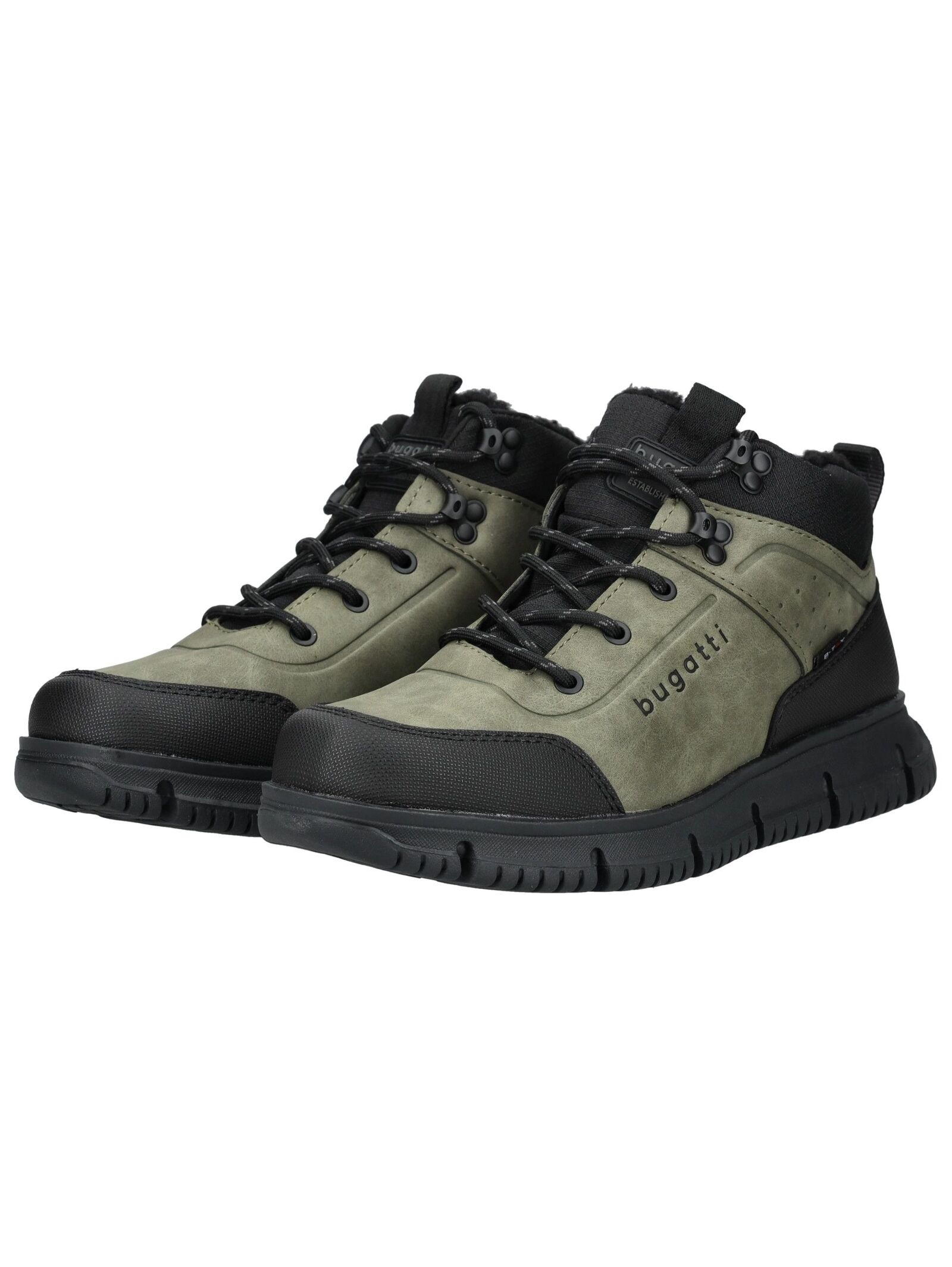 Bugatti Lace-Up Boot Green/Black Size 41 3