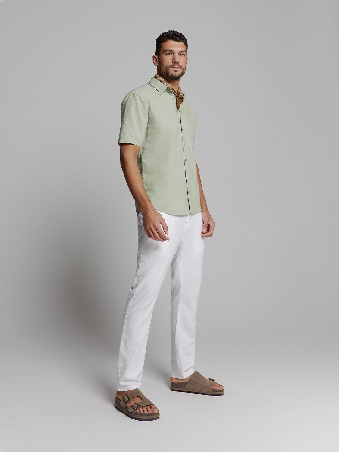 Thumbnail - NO EXCESS Langarmhemd "No Excess Linnen shirt"