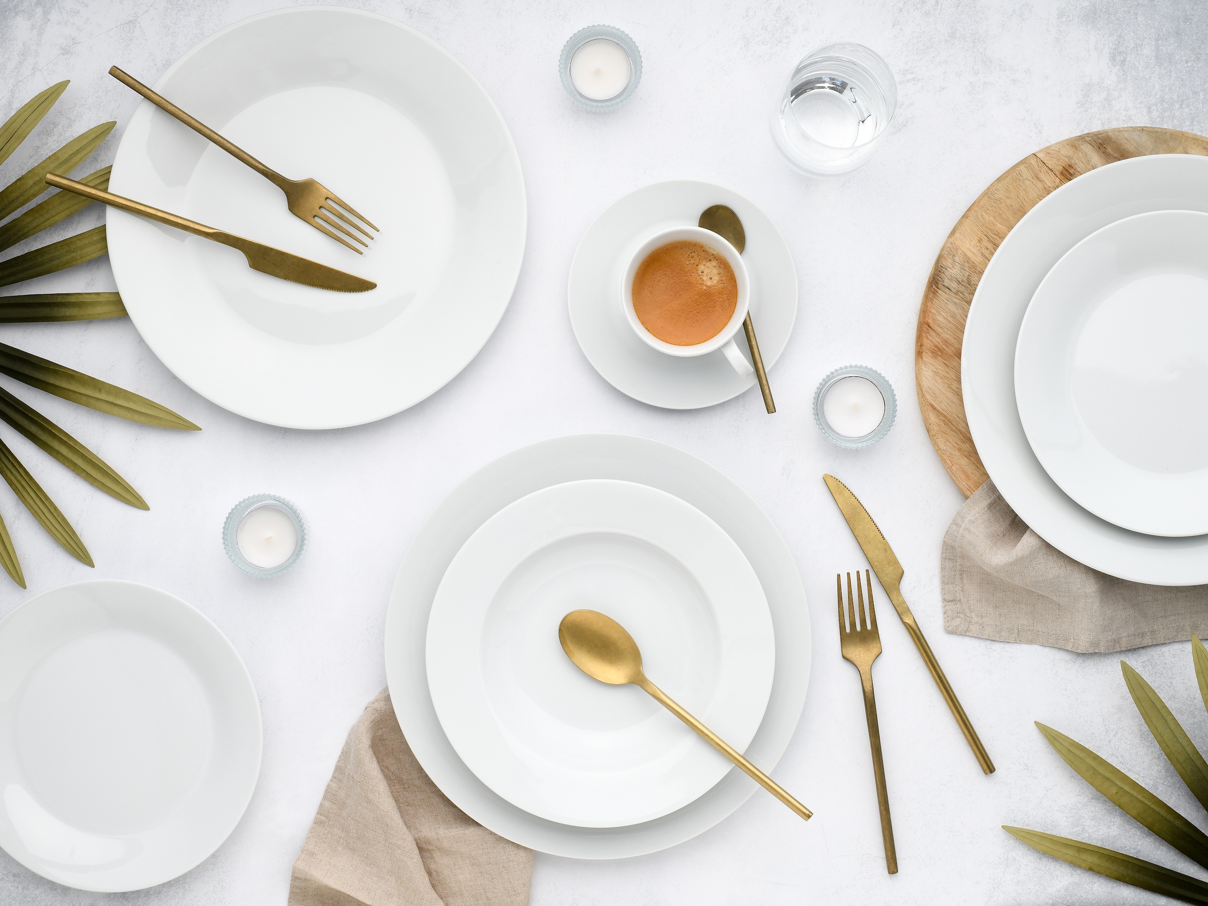 OTTO home Geschirr-Set »Babbette« Moderne Optik, Zeitloses Design, Beliebig kombinierbar