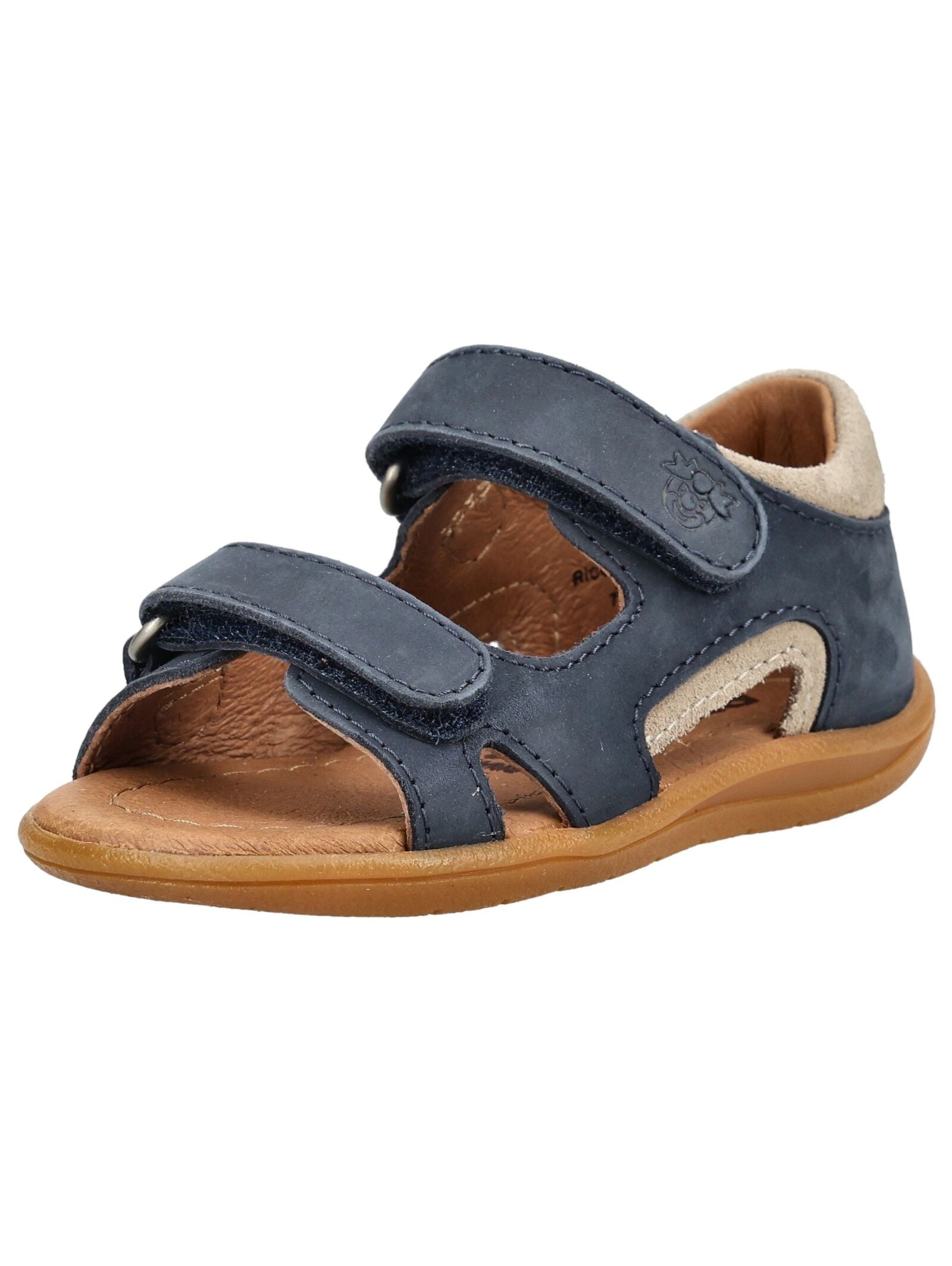 PEPINO Kinder Sandale "Pepino Sandalen Nubukleder", Gr. 23, blau, Nubukleder, Schuhe