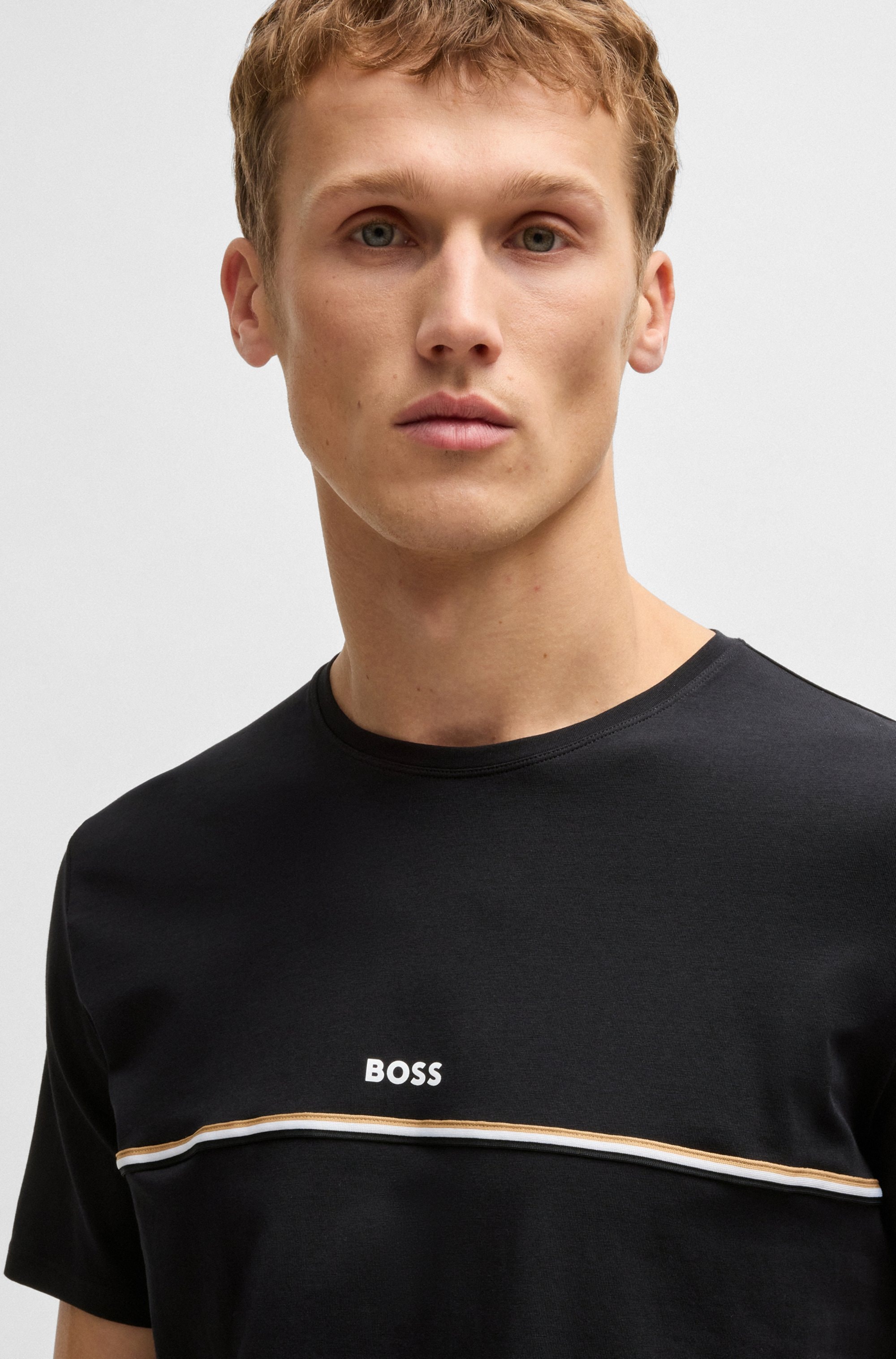 BOSS T-Shirt »Unique T-Shirt«, mit BOSS Logodruck
