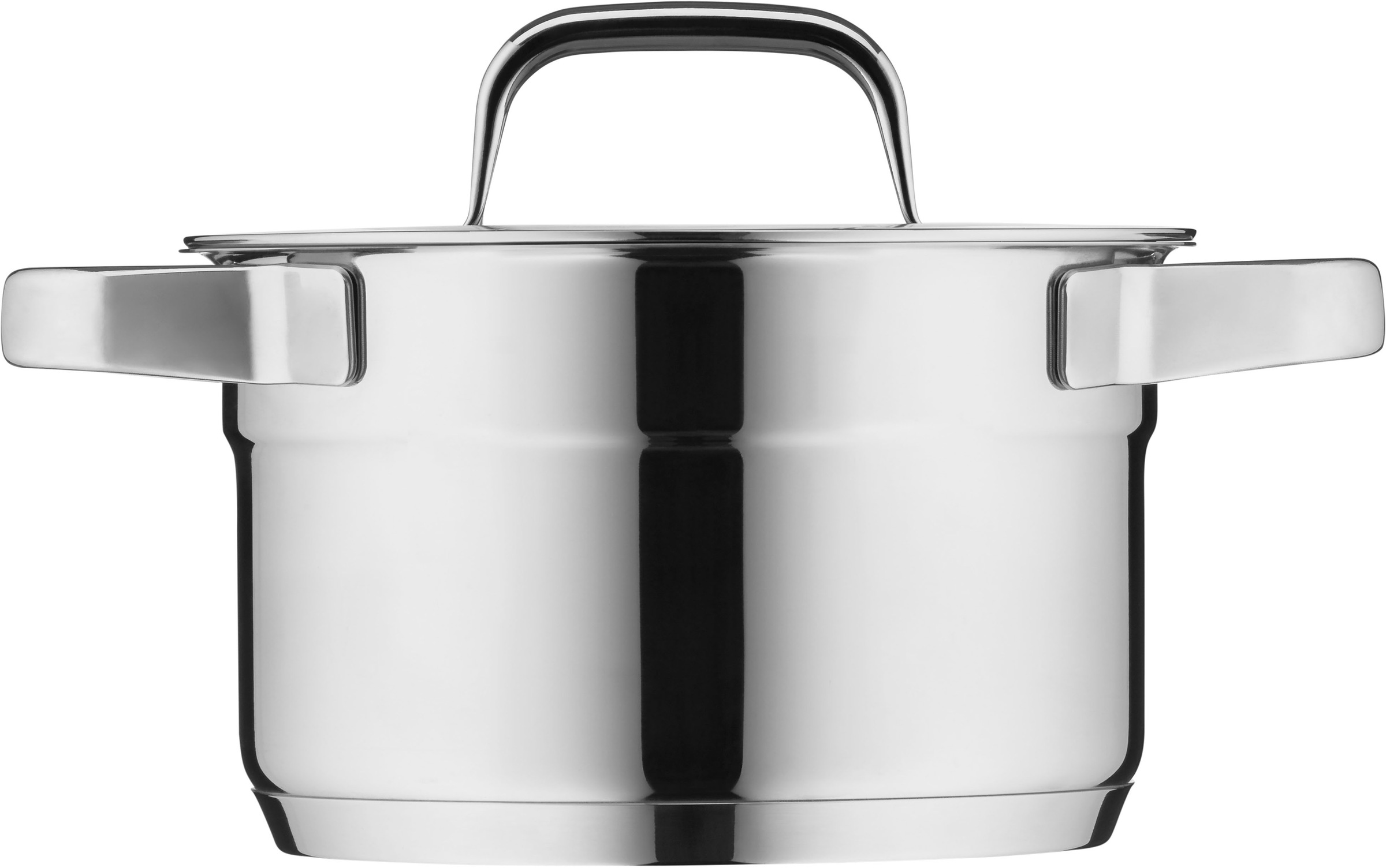 Kochtopf WMF "Compact Cuisine", edelstahl, B:18cm H:15,05cm L:24,25cm Ø:16,5cm, Töpfe, Kochtopf, wärmeduzierende Hohlgriffe, Innenskalierung, Schüttrand 4