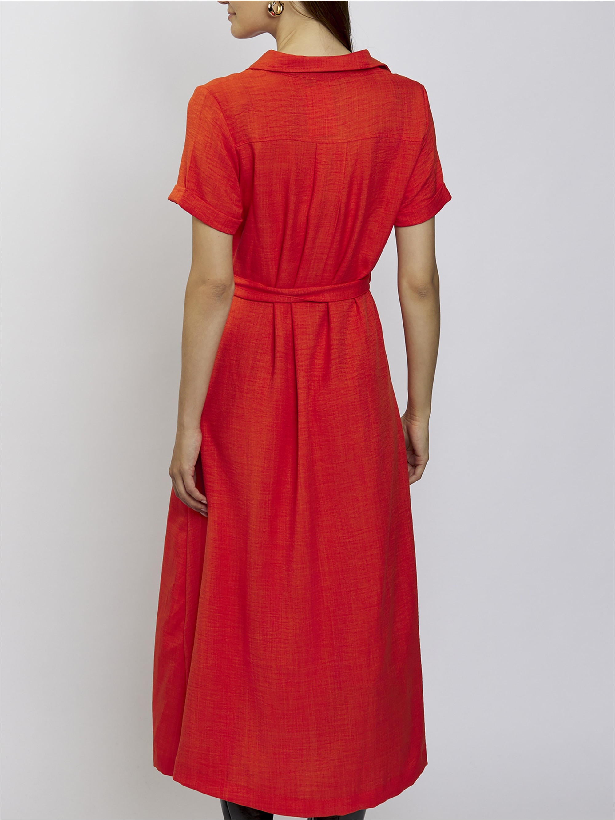 freshlions Jerseykleid »Long Button up«, mit langem Schnitt