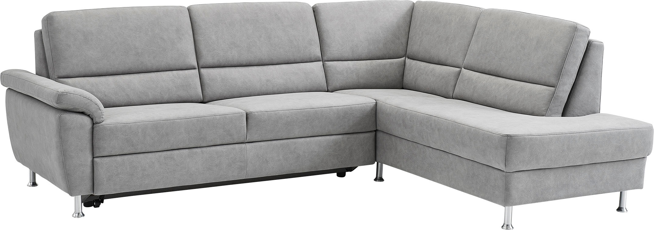 CALIZZA INTERIORS Ecksofa »Onyx L-Form«, Ottomane links oder rechts, wahlweise mit Bettfunktion, Breite 257 cm