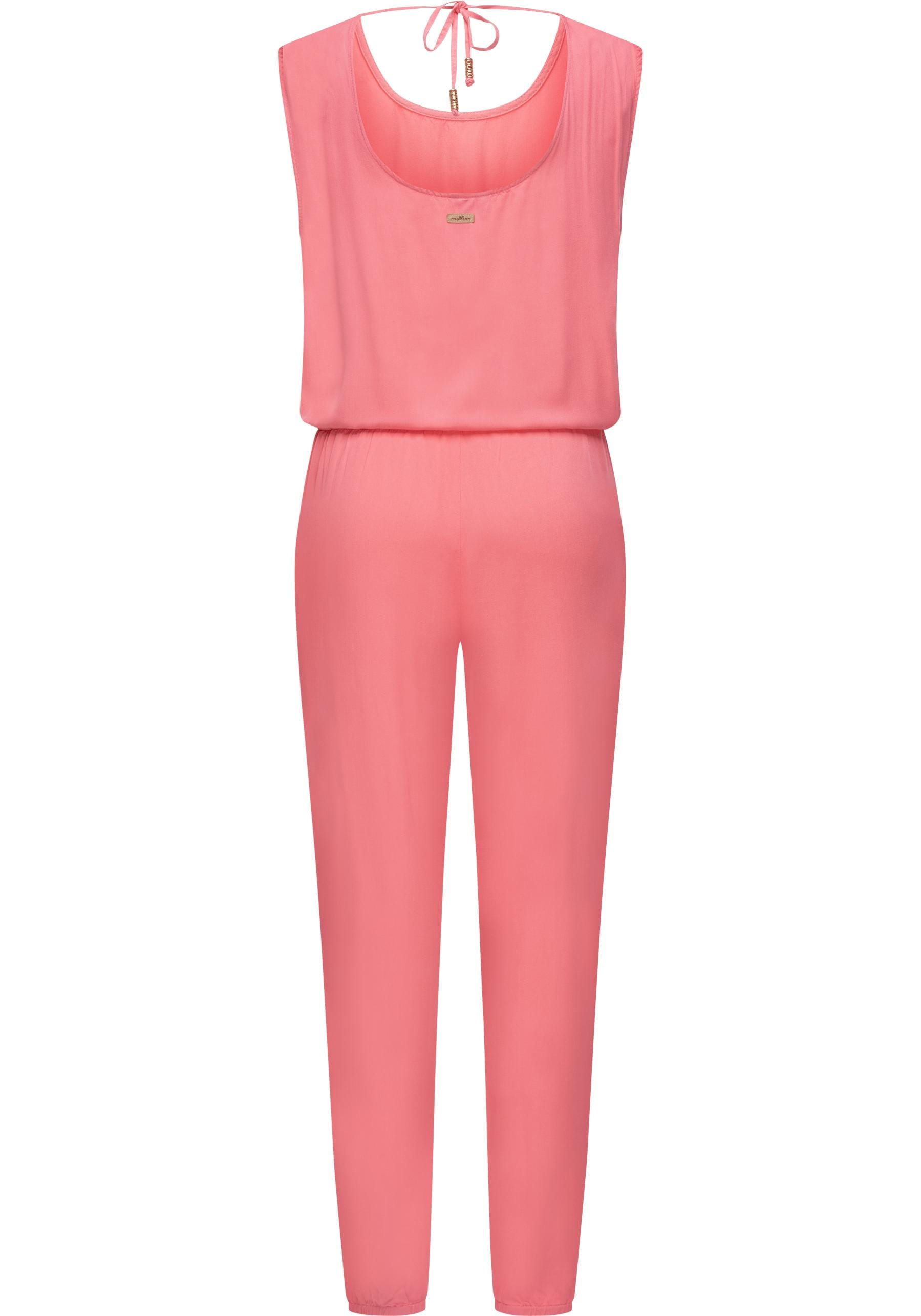 Ragwear Jumpsuit »Noveel«, schicker, langer Damen Overall mit Bindeband