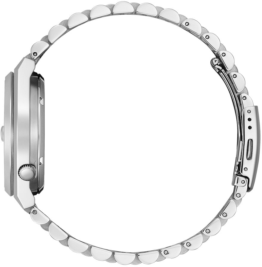 Automatikuhr CITIZEN "TSUYOSA 60h", silber (silberfarben, schwarz), Armbanduhren, Damen, Automatikuhr, Armbanduhr, Damenuhr, Herrenuhr, Edelstahlarmband, Saphirglas, Datum 9