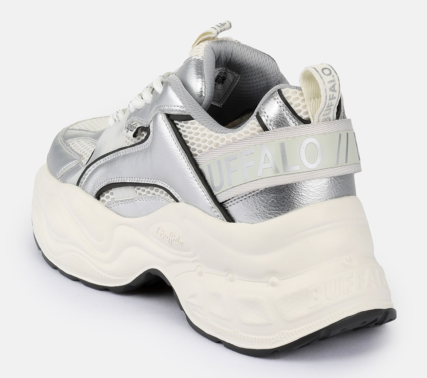 Buffalo Plateausneaker »Yuno one«  Halbschuh, Schnürschuh, Retro-Sneaker mit Memory Foam Innensohle