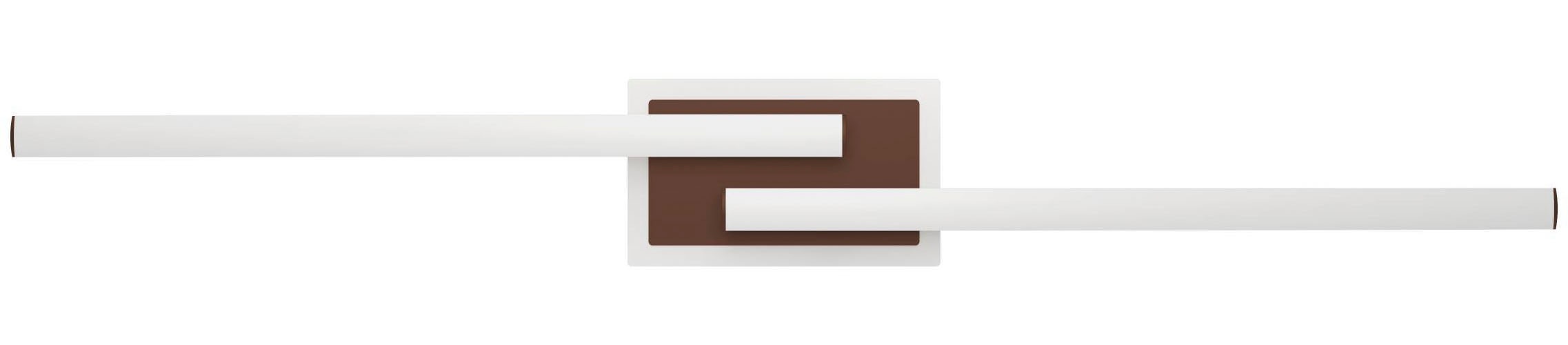 EGLO Deckenleuchte »Lungolago Deckenlampe,  Bürolampe Decke, Metall und Kunststoff, Lampe« LED-Modul 1 Stk. Neutralweiß Wand-/Deckenleuchte - L74 x B14 x H6 cm - bronze - 12W inkl.