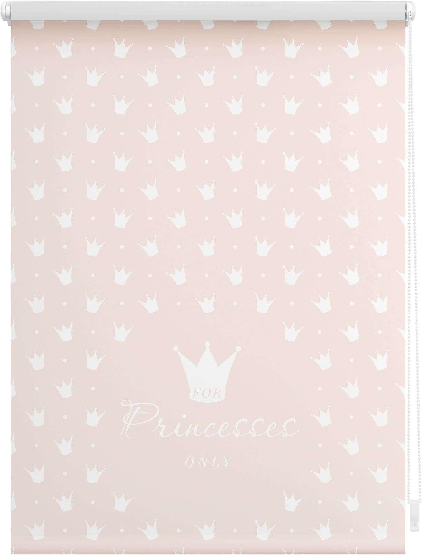 LICHTBLICK ORIGINAL Seitenzugrollo »Klemmfix Motiv Prinzessin Lilly«,  Lichtschutz, ohne Bohren, freihängend, bedruckt | BAUR