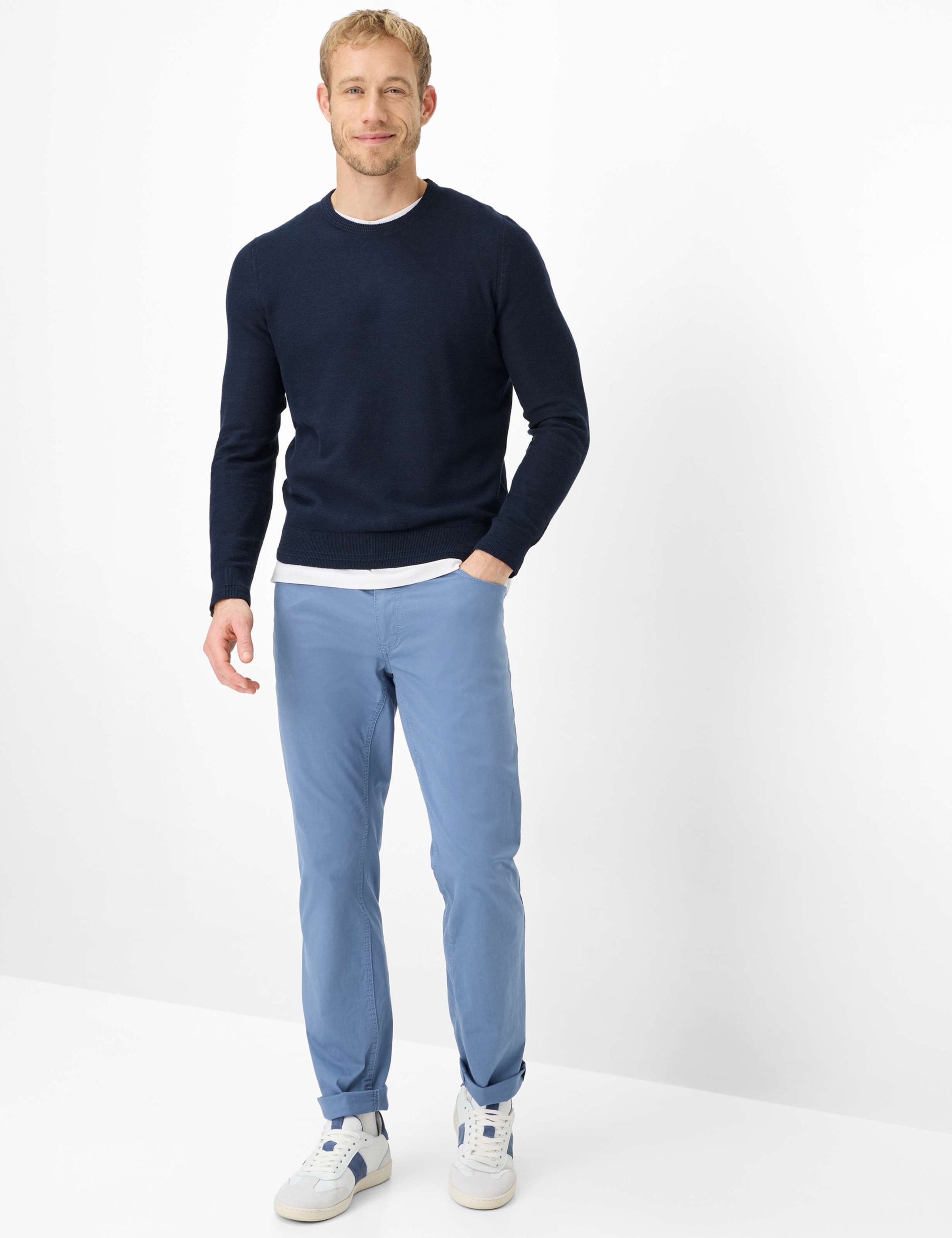Brax Cooper 5-Pocket Trousers Blue 36 2