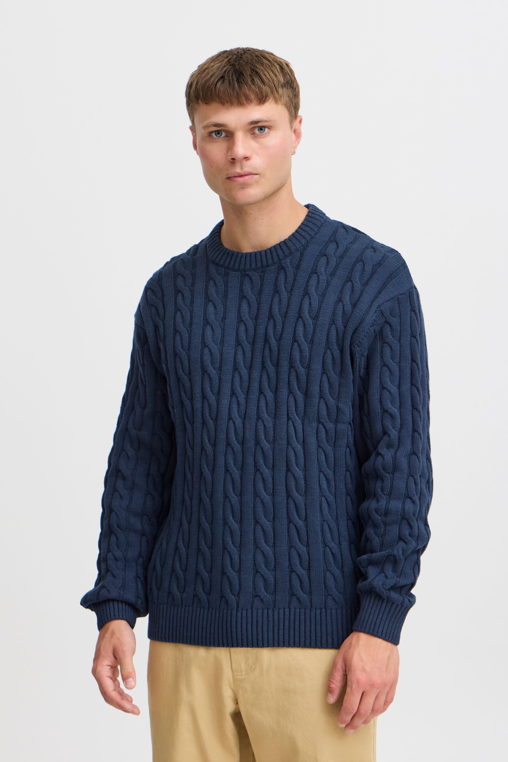 !Solid Strickfleece-Pullover »Strickpullover SDMALCOLM«