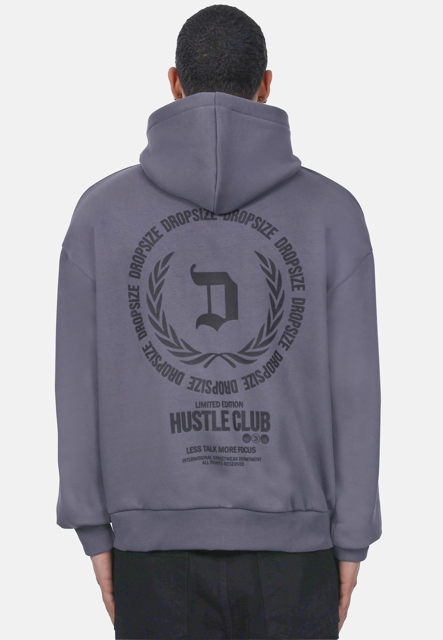 Dropsize Kapuzensweatshirt »Dropsize HEAVY OVERSIZE HUSTLE CLUB HOODIE«, 1 Stk.
