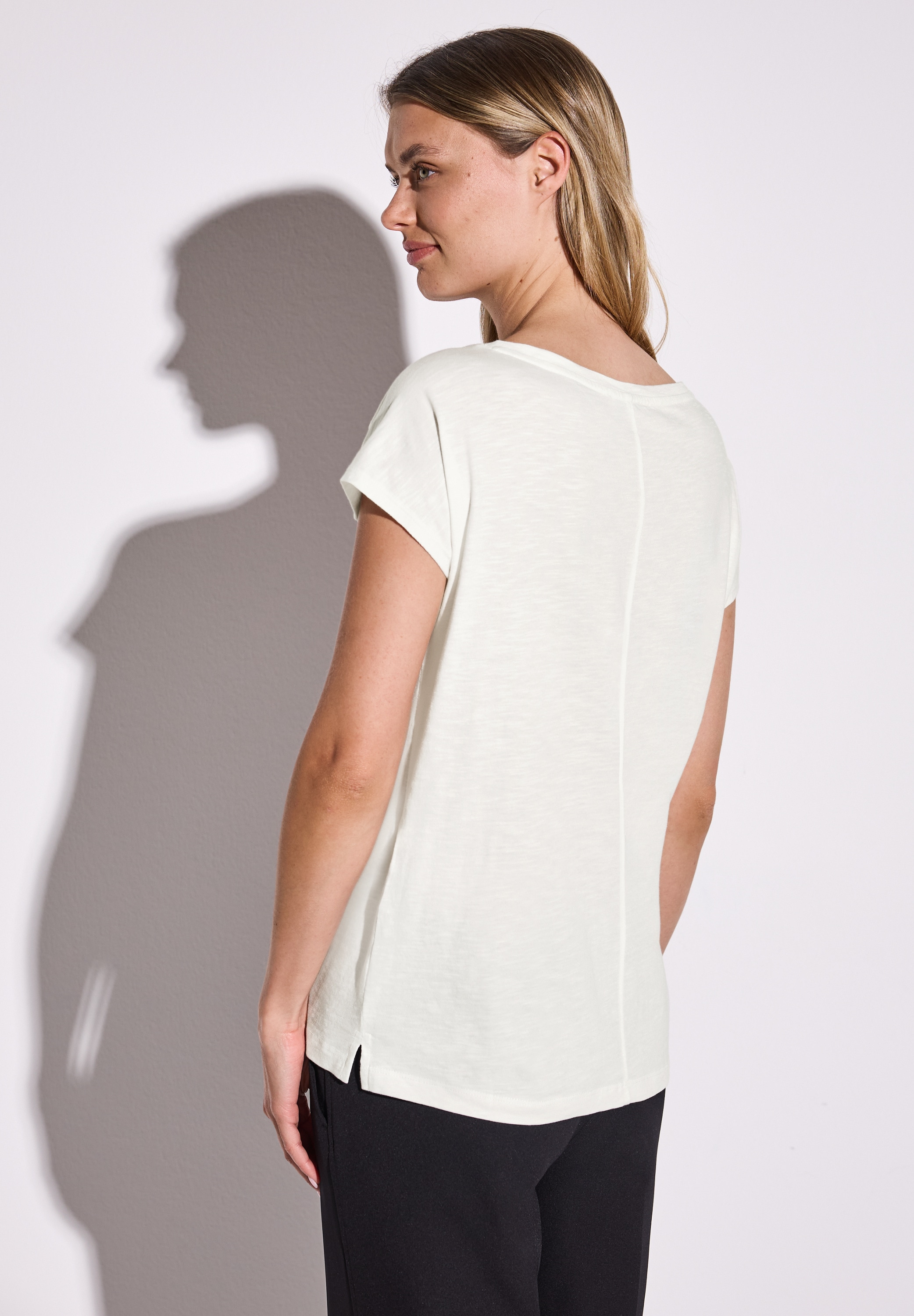 STREET ONE T-Shirt, im soften Baumwoll-Mix