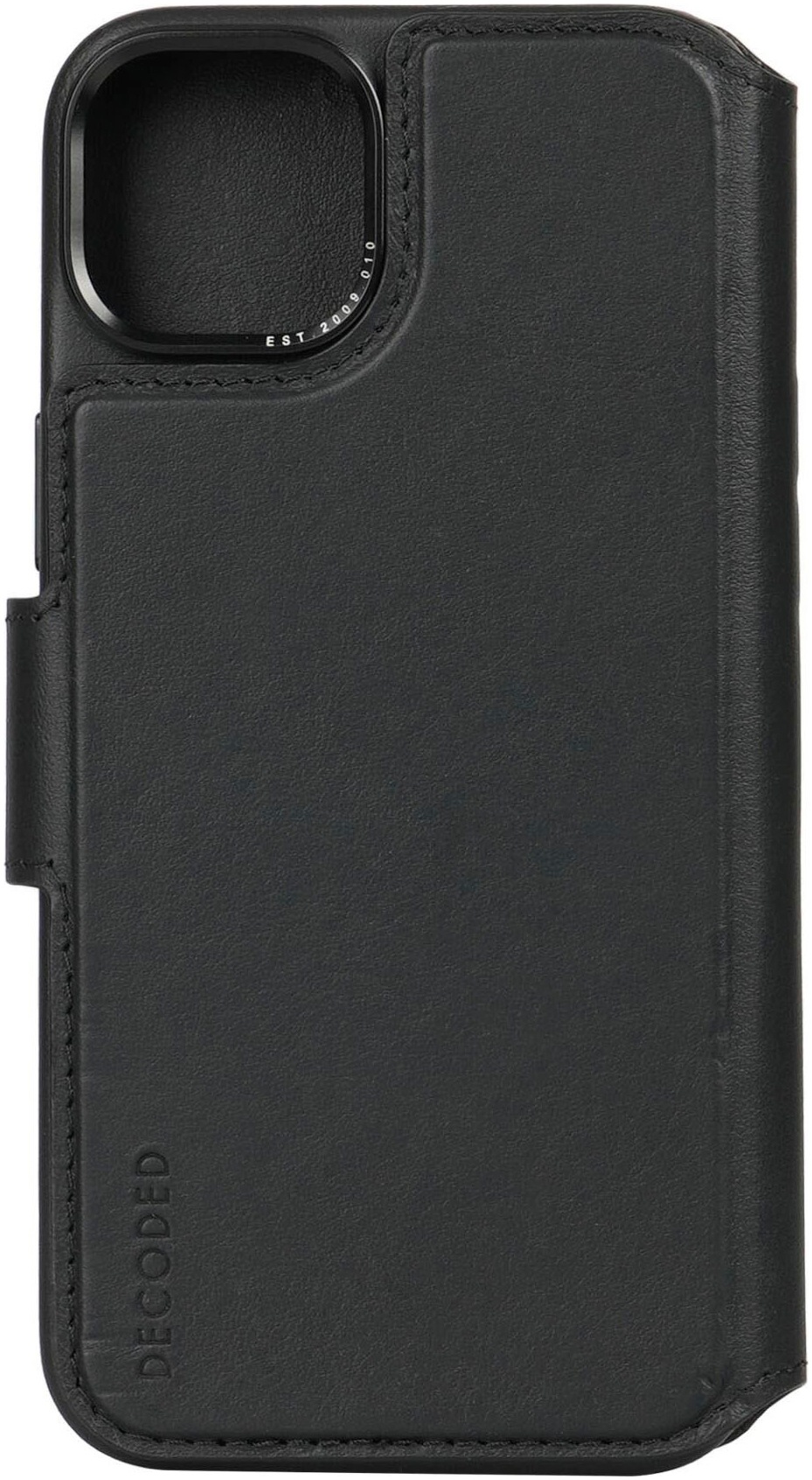 DECODED Smartphone-Hülle "Leather Detachable Wallet für iPhone 15 Plus", iPhone 15 Plus, schwarz, Hüllen