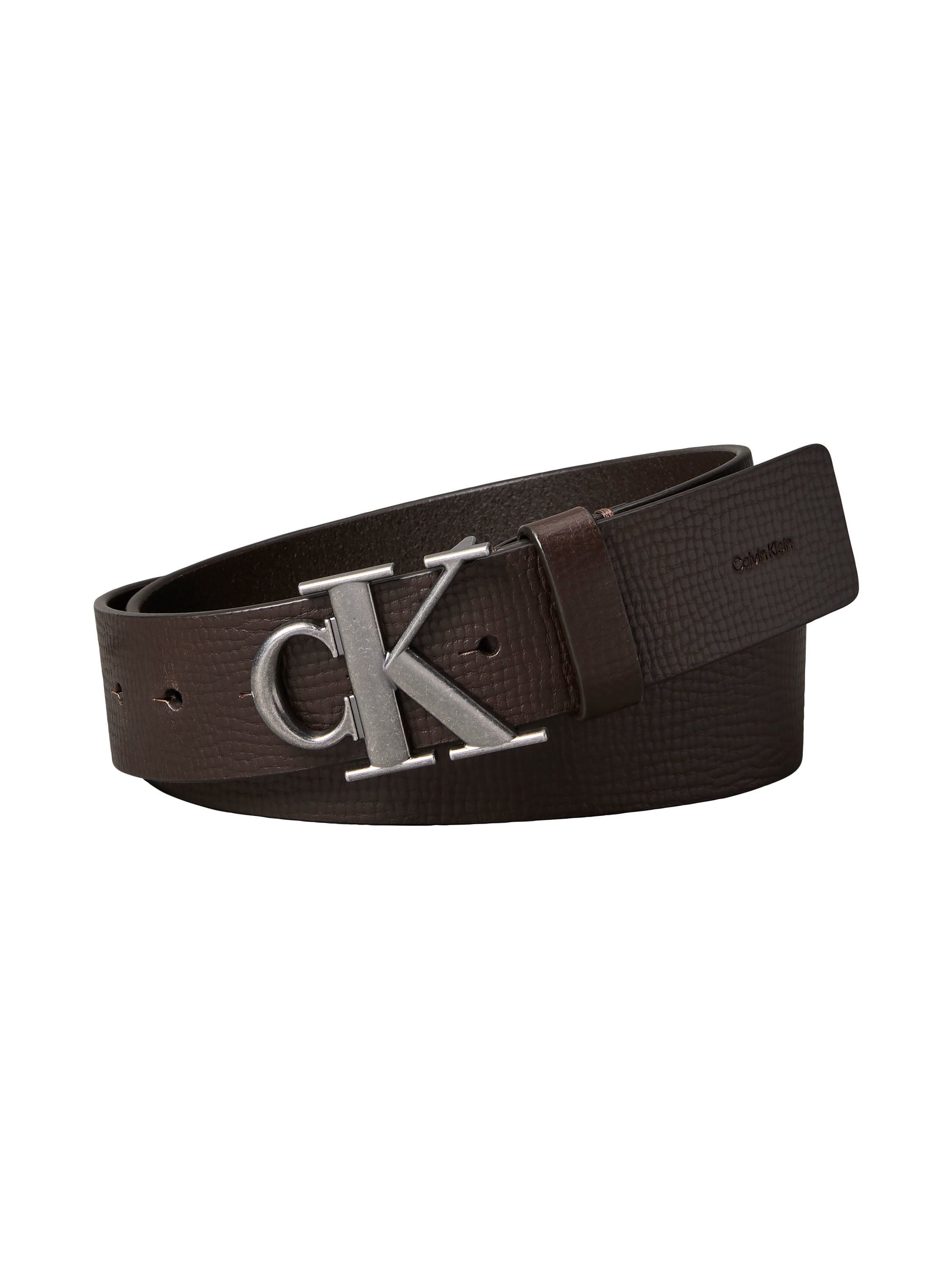 Calvin Klein Ledergürtel "CK BUCKLE 40MM FIXED" Größenverstellbar mit Metal günstig online kaufen