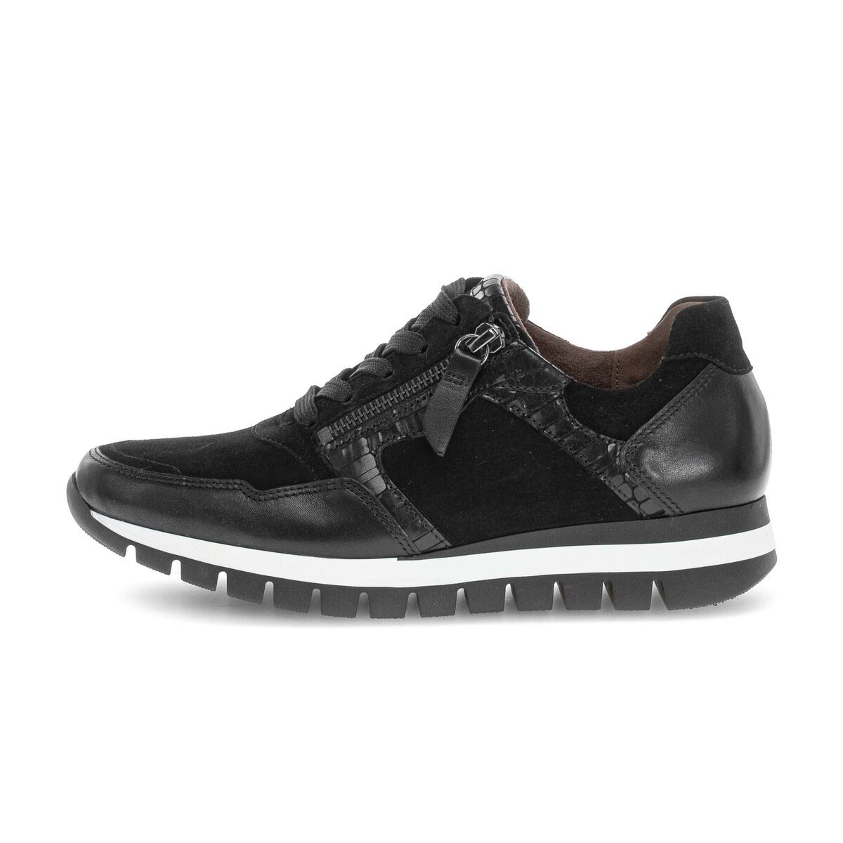 Gabor Sneaker "Sneaker low Materialmix Leder" günstig online kaufen