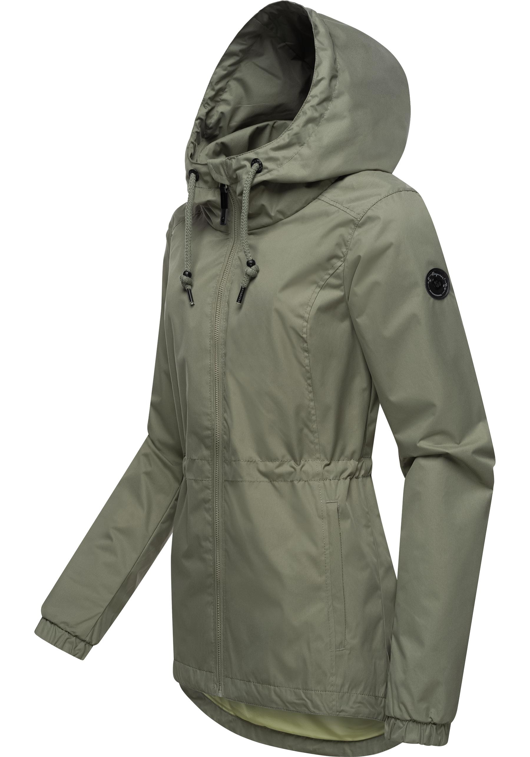 Ragwear Outdoorjacke »Danka«, mit Kapuze, Wasserdichte Übergangsjacke mit großer Kapuze