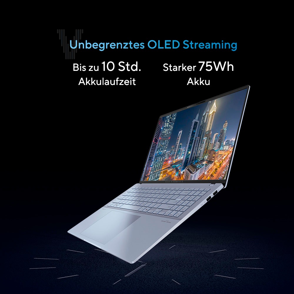 Asus Notebook »Vivobook S 16 OLED S5606MA-MX163X«, 40,6 cm, / 16 Zoll, Intel, Core Ultra 9, ARC, 1000 GB SSD