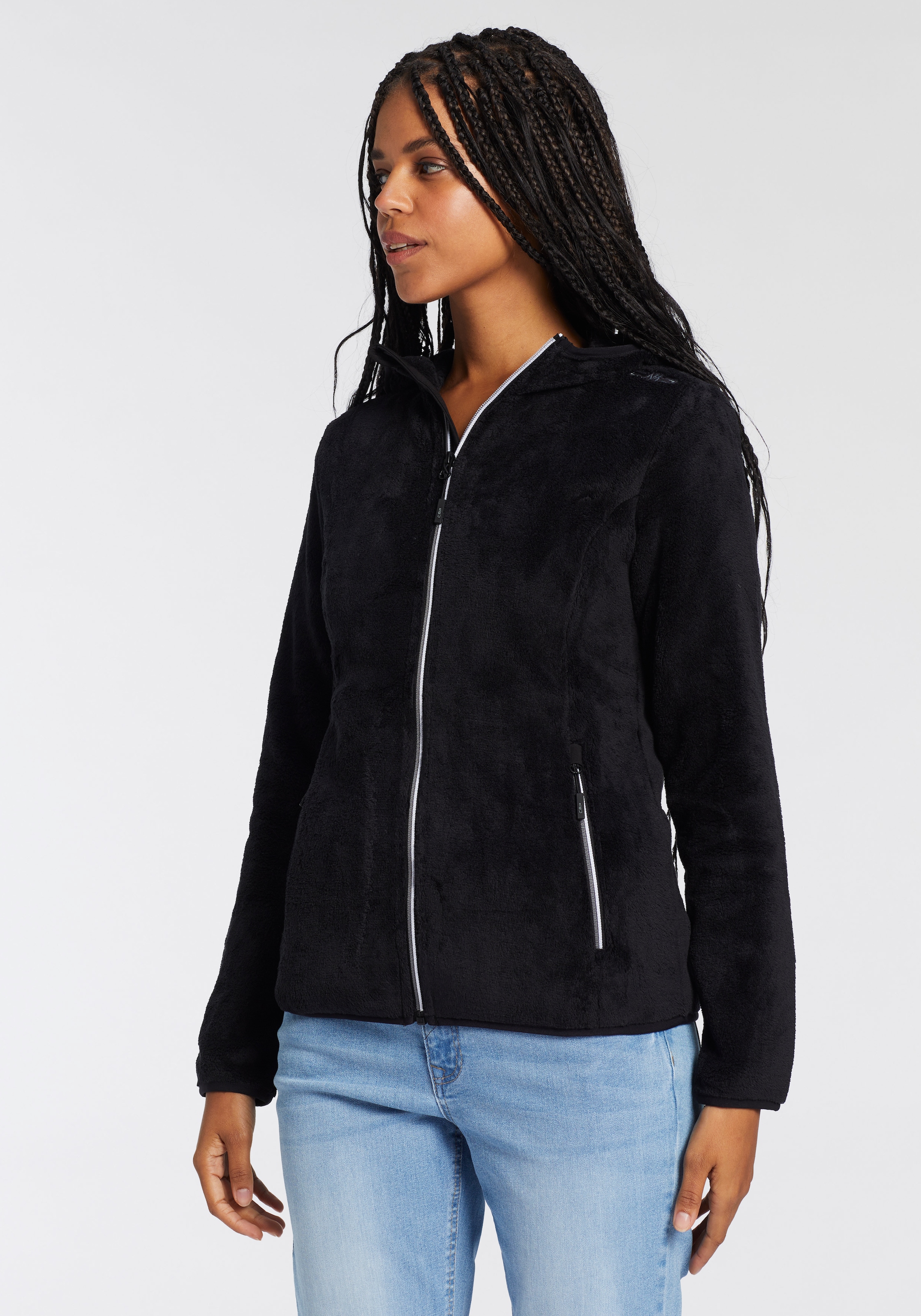 CMP Kapuzenfleecejacke "D Kapuzenfleecejacke", mit Kapuze