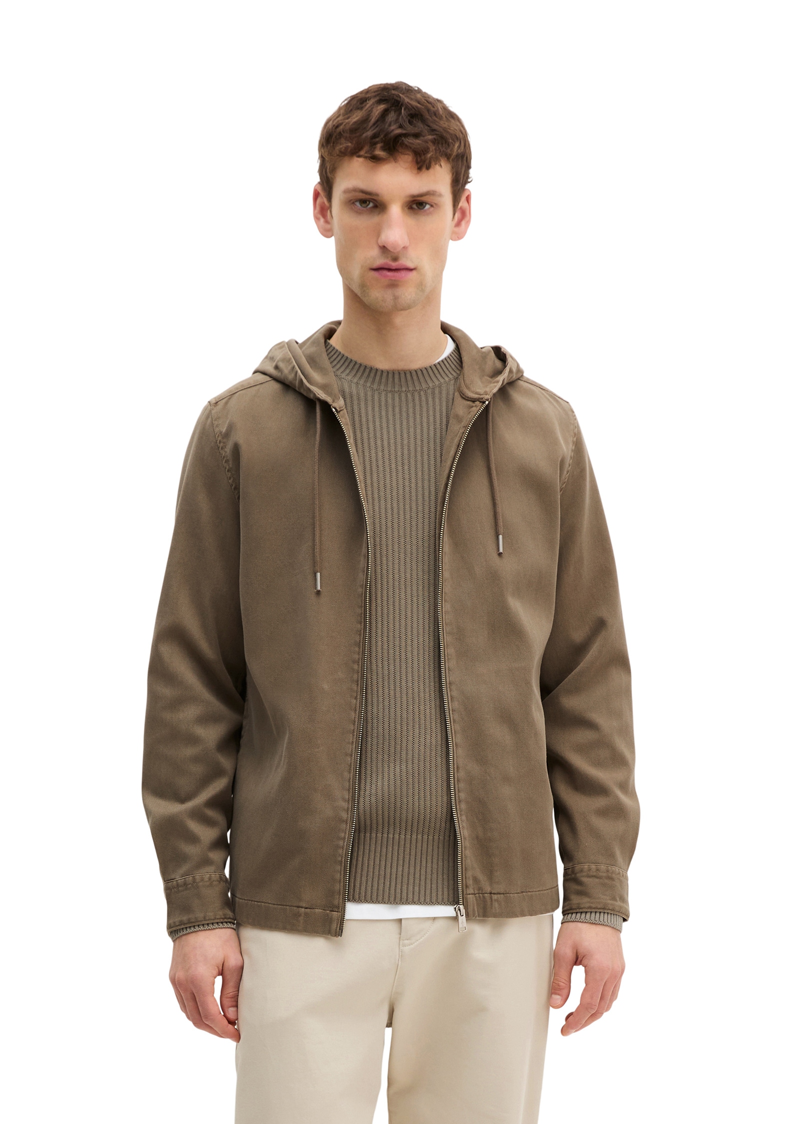 Marc OPolo Kurzjacke "aus weichem Lyocell und Bio-Baumwolle" günstig online kaufen