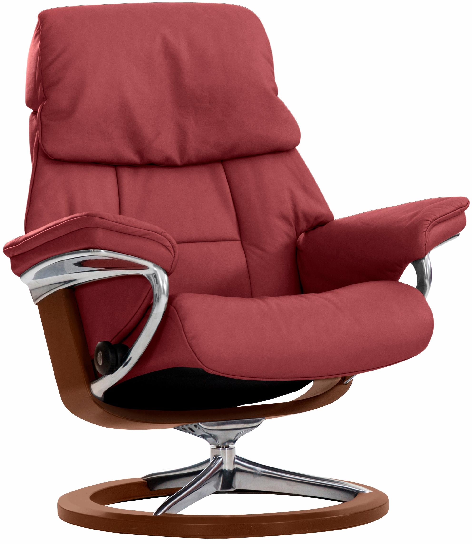 Stressless Relaxsessel "Ruby" mit Signature Base, Größe S, Gestell Eiche, Wenge, Braun & Schwarz