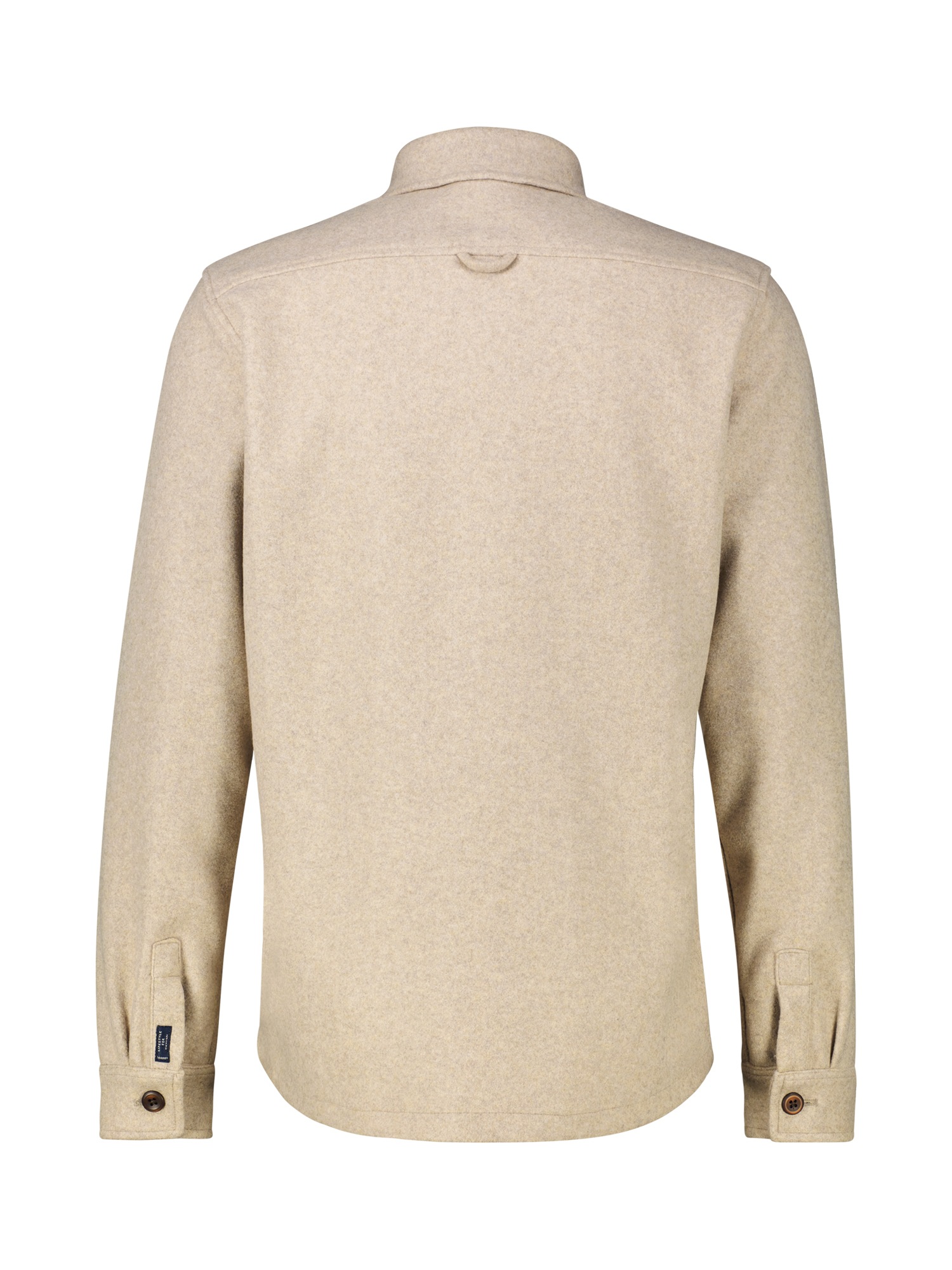 LERROS Langarmhemd "LERROS Übergrössen-Hemdjacke in Wolloptik" günstig online kaufen