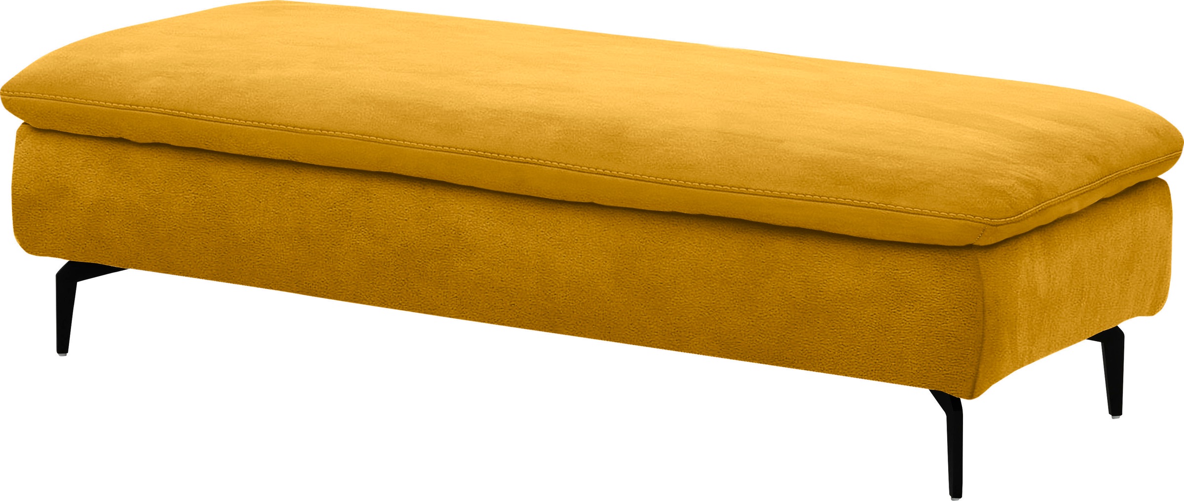 Thumbnail - W.SCHILLIG Ecksofa "valentinoo, Designsofa, bequem, elegant und zeitlos, L-Form" inklusive Hocker, mit Sitztiefenverstel...